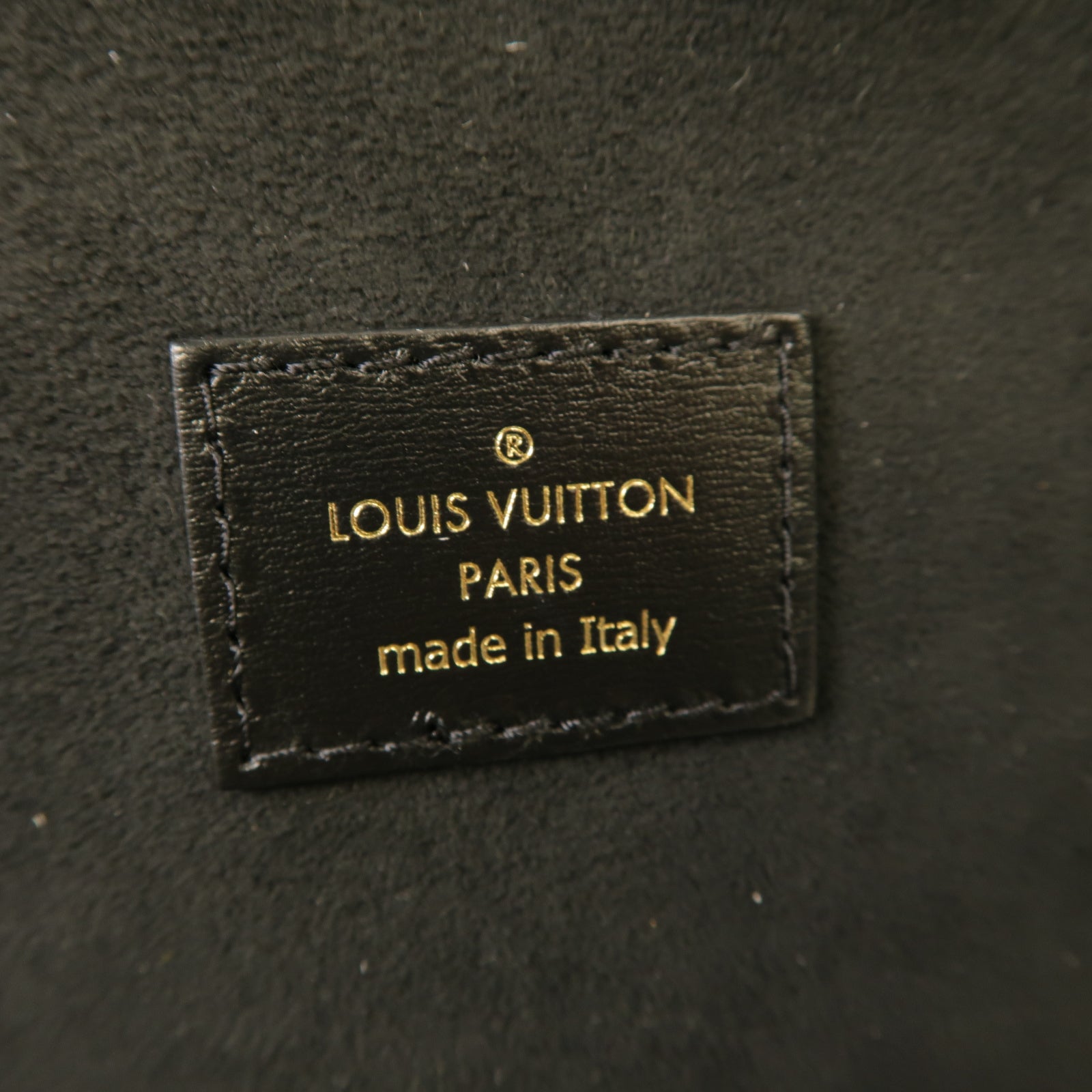 LOUIS VUITTON Monogram Game On Vanity PM金扣手挽肩背兩用袋黑色