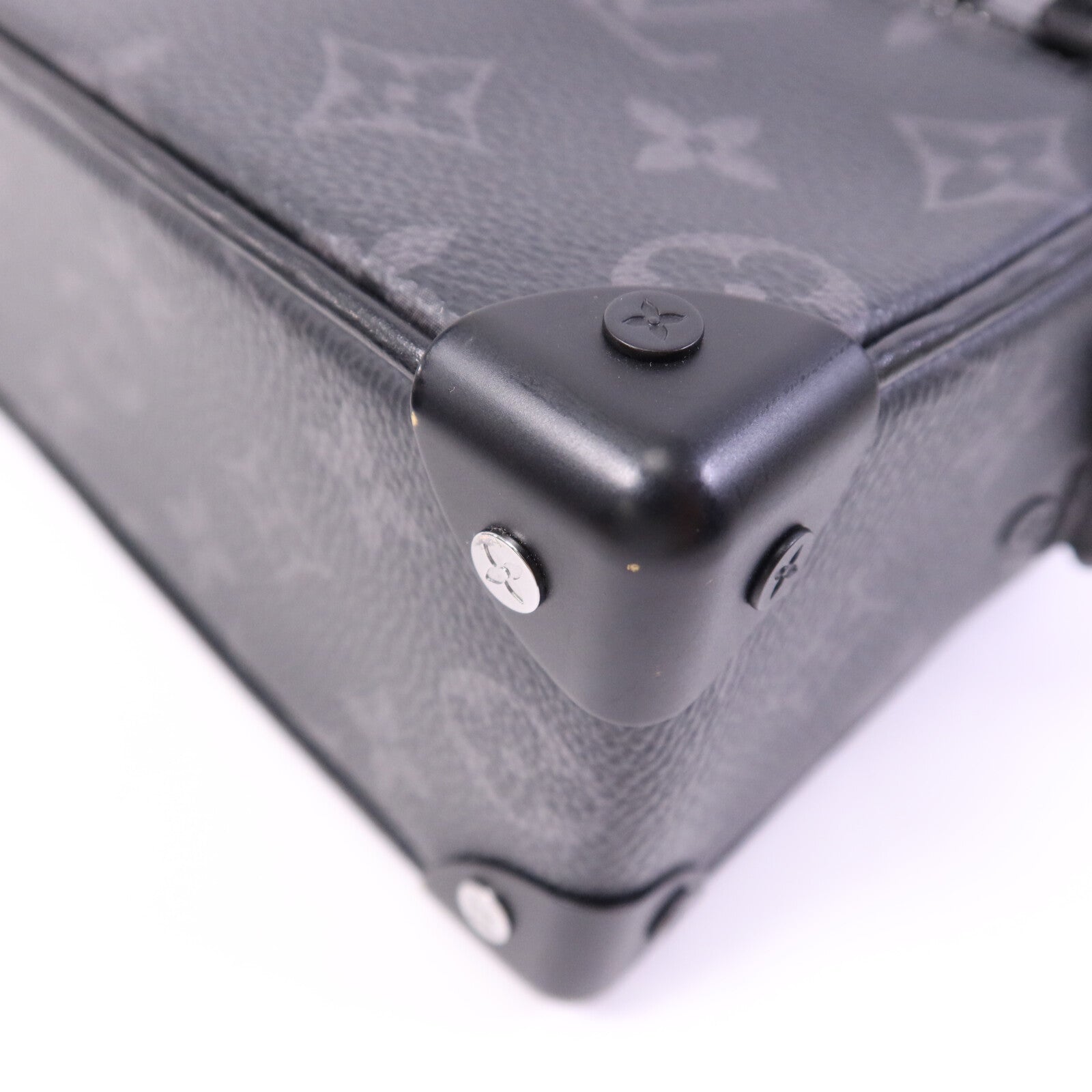 LOUIS VUITTON Monogram Eclipse Mini Soft Trunk肩背袋