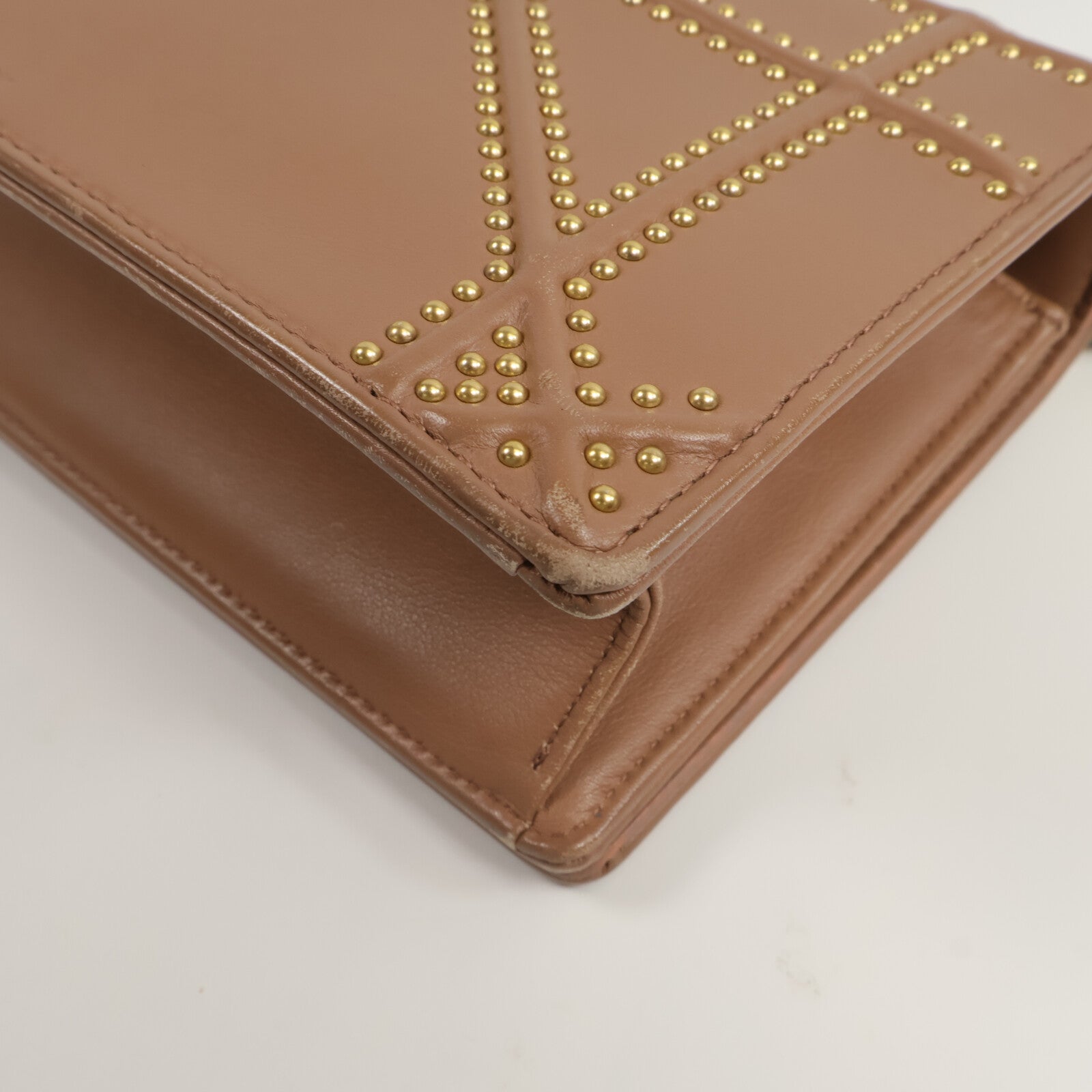 Dior 牛皮皮革Shoulder Bag鏈帶肩背袋