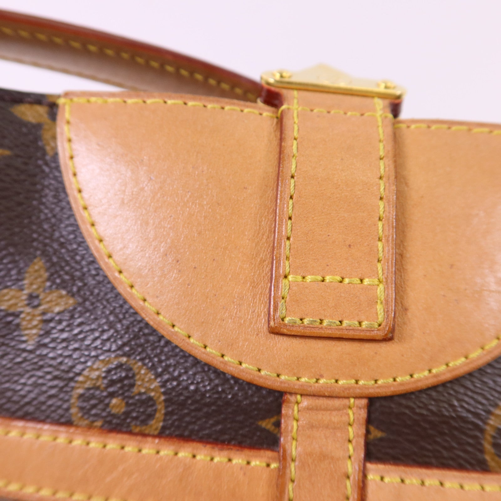 LOUIS VUITTON Monogram Duffle金扣手挽肩背兩用袋棕色