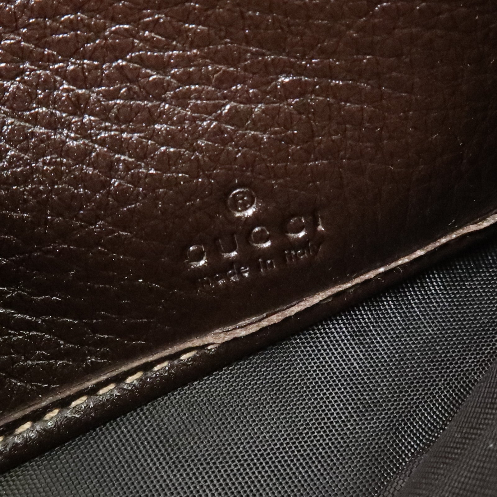 GUCCI 塗層帆布Long Wallet金扣長錢包