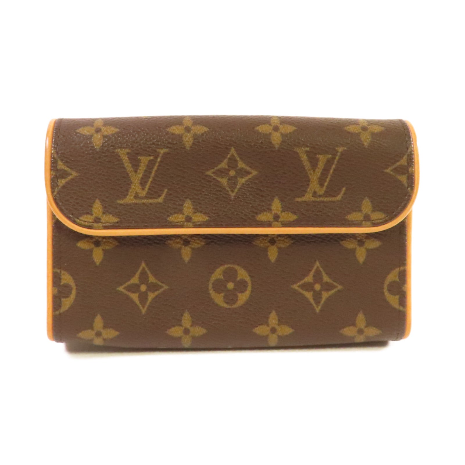 LOUIS VUITTON Monogram Pochette Florentine Waist Bag金扣腰包啡色