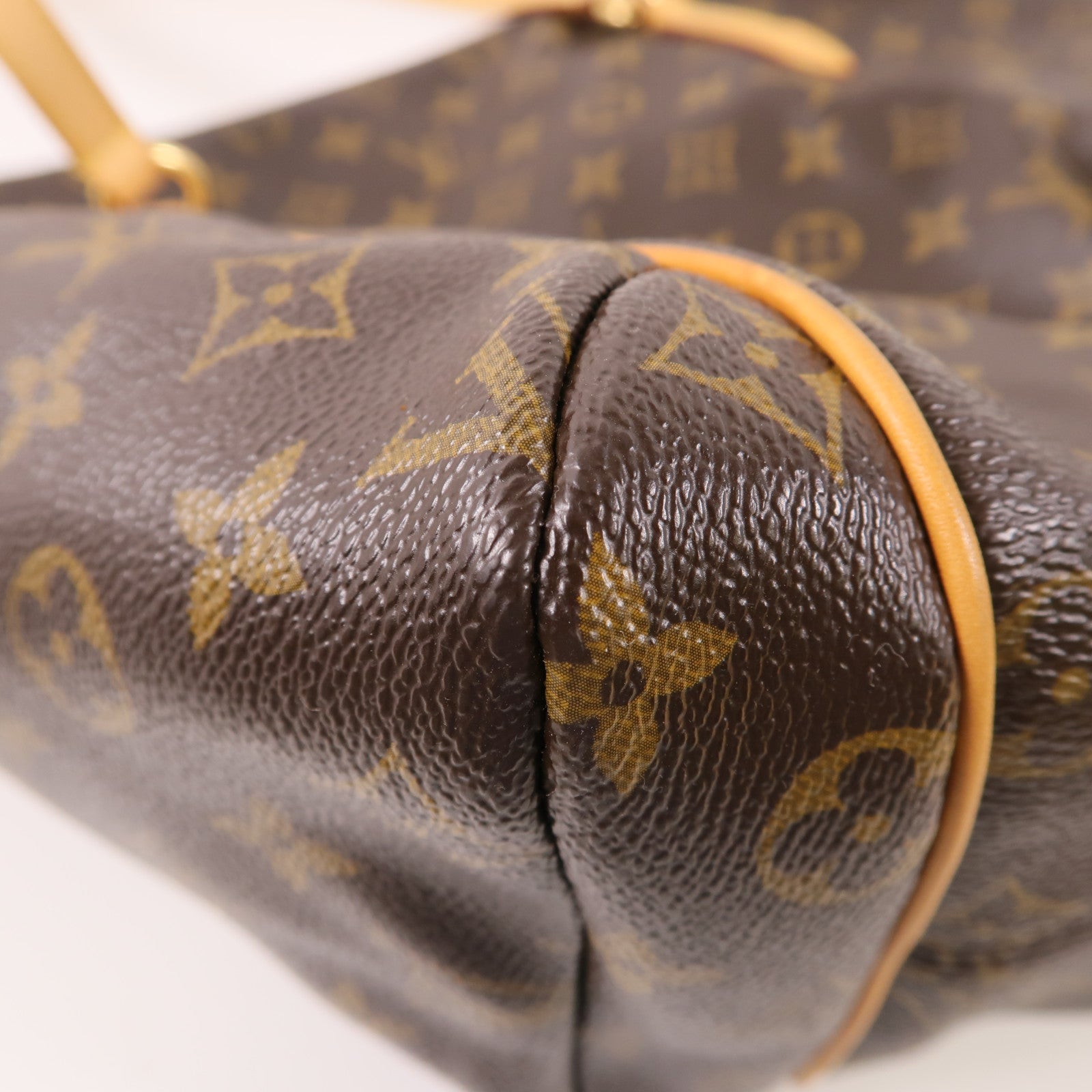 LOUIS VUITTON LV GHW Totally MM Shoulder Tote Bag M56689 Monogram Brown