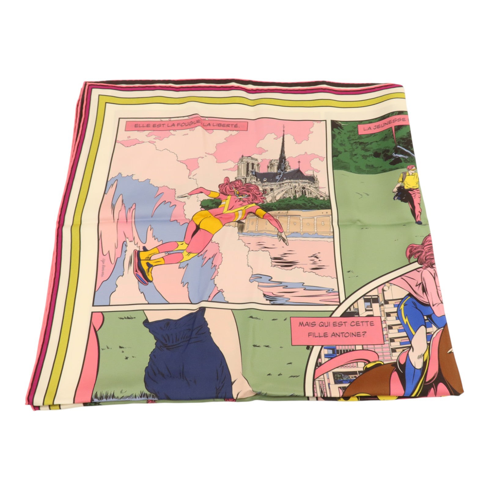 HERMES 絲質Scarf 90x90cm絲巾