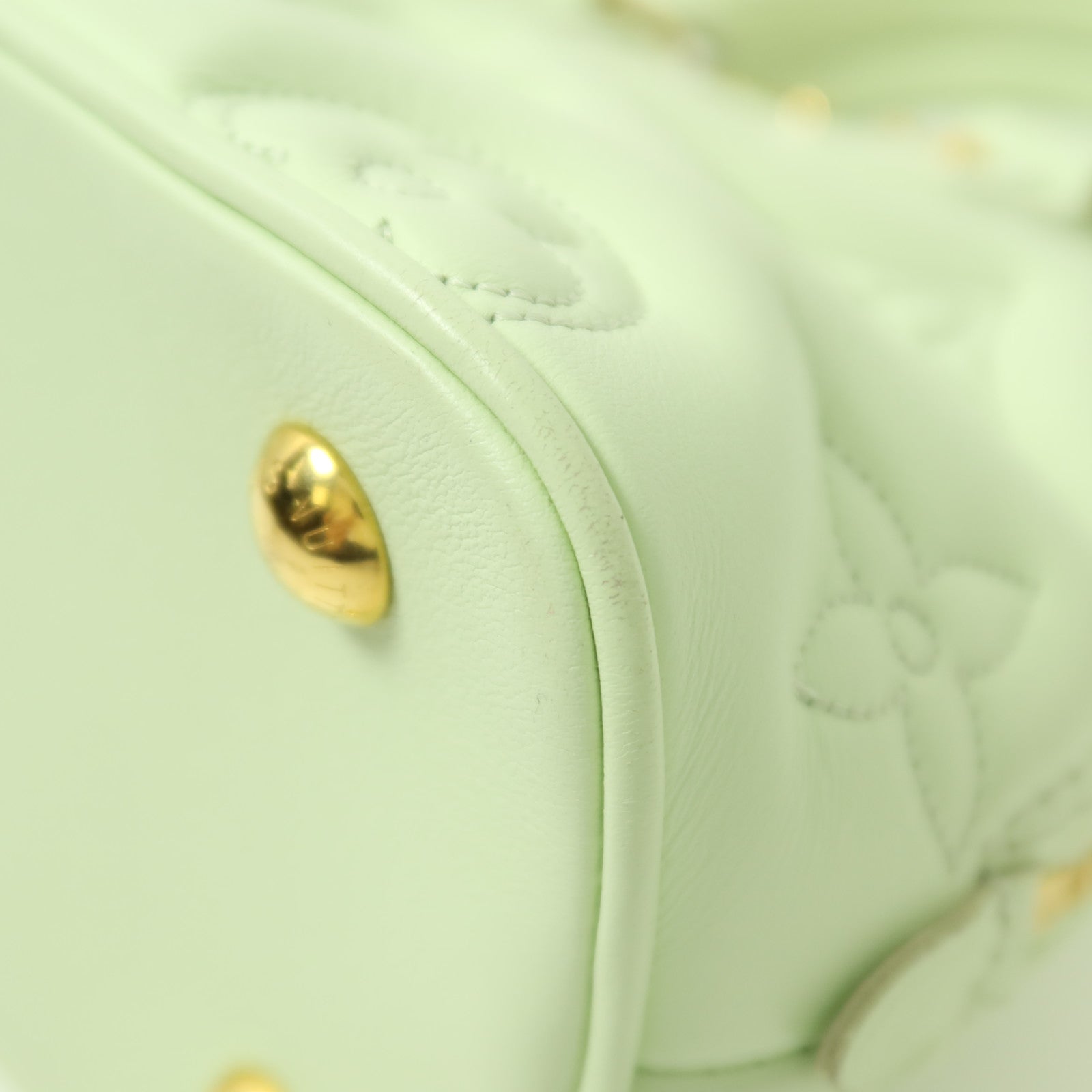LOUIS VUITTON Bubblegram Alma BB金扣手挽肩背兩用袋