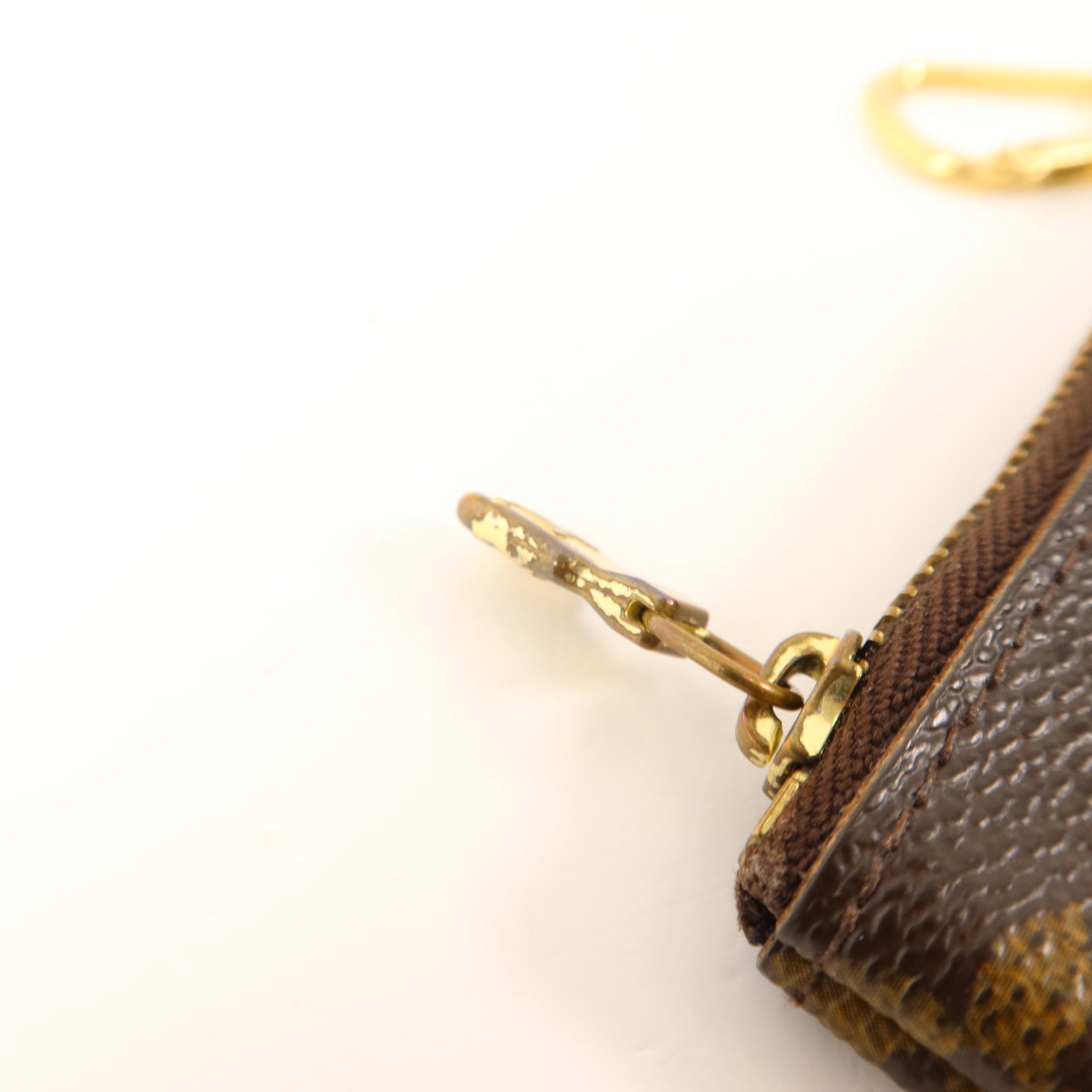 LOUIS VUITTON Monogram Key Pouch金扣鎖匙包