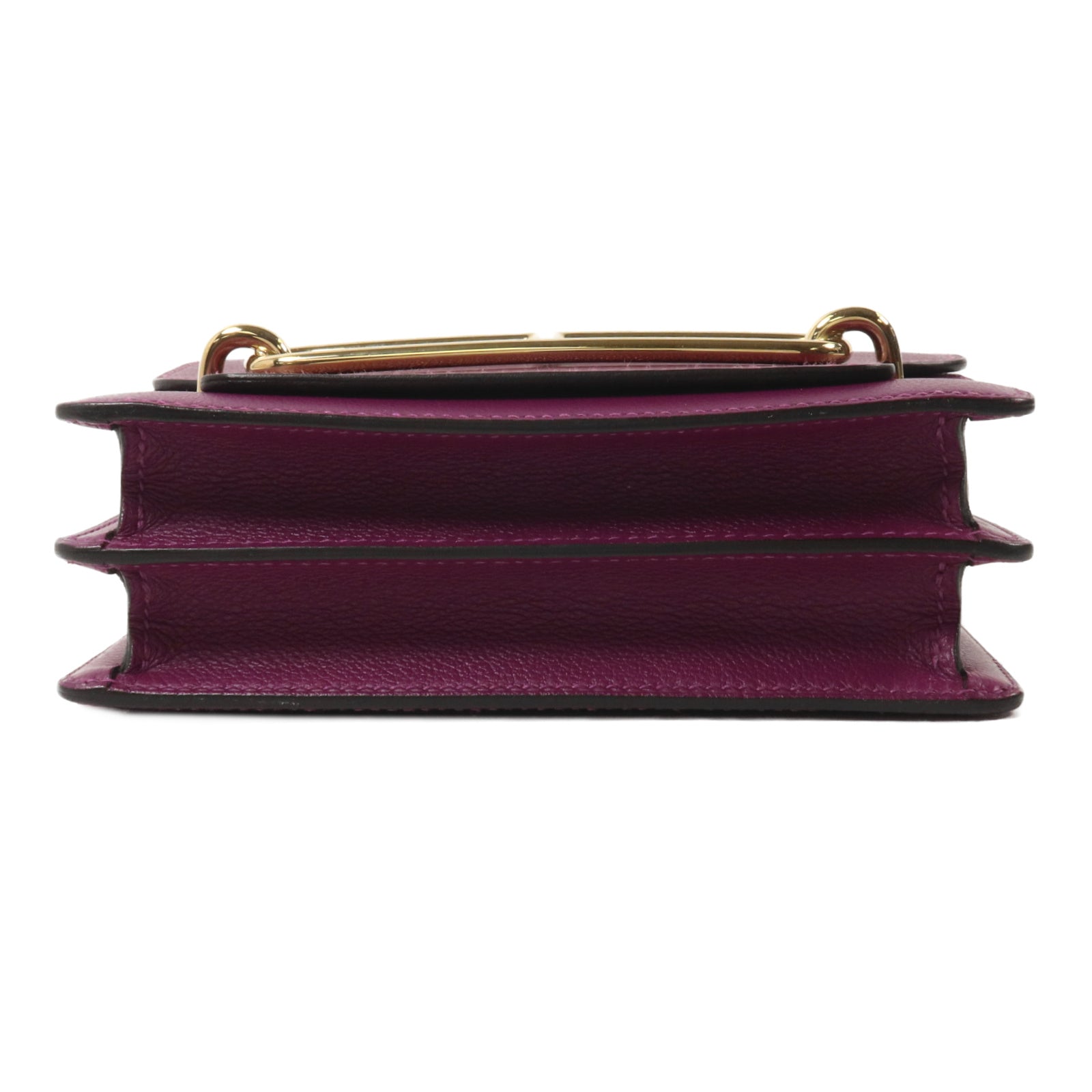 HERMES Evercolor皮革Roulis Mini肩背袋Anemone