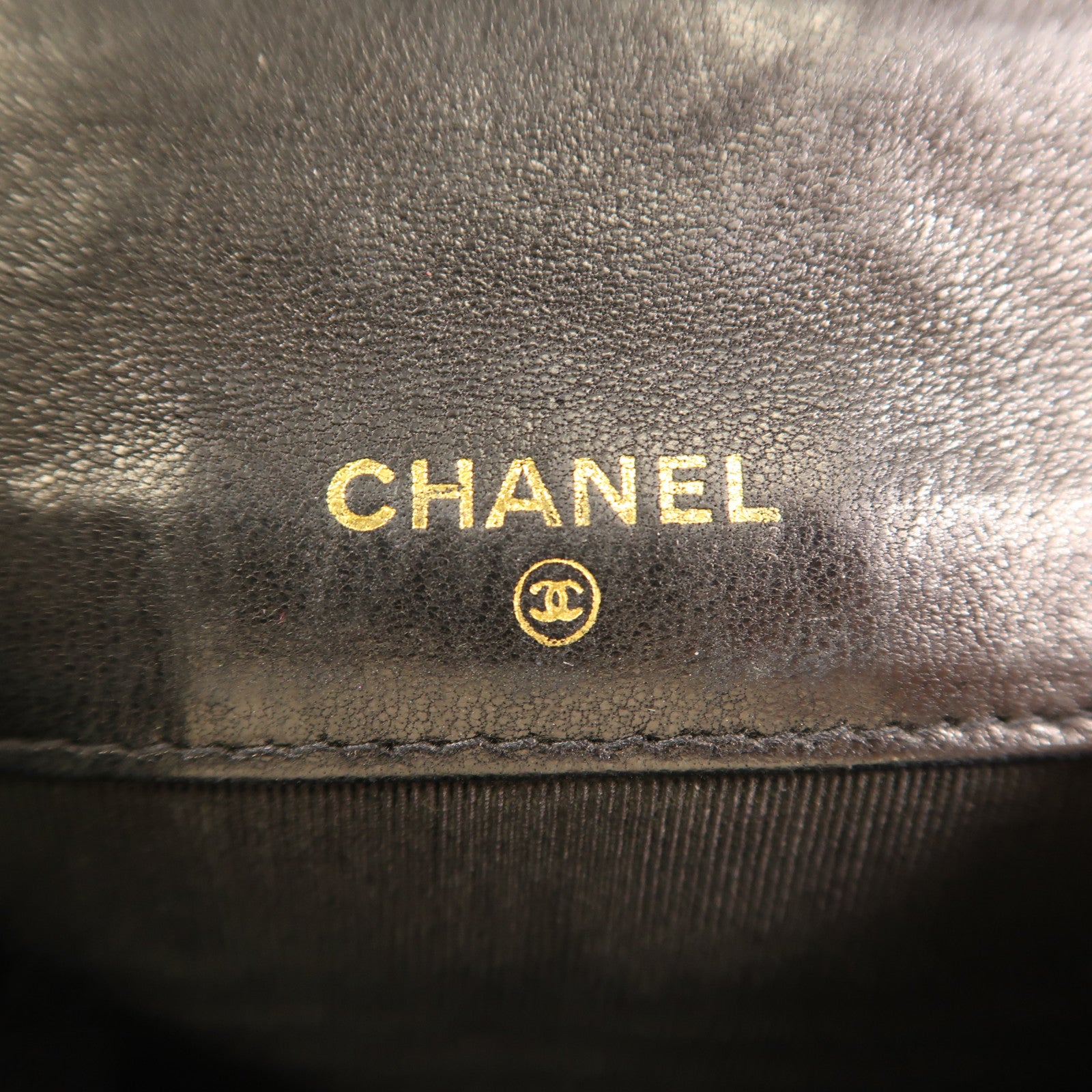 CHANEL 牛皮皮革Wallet金扣錢包