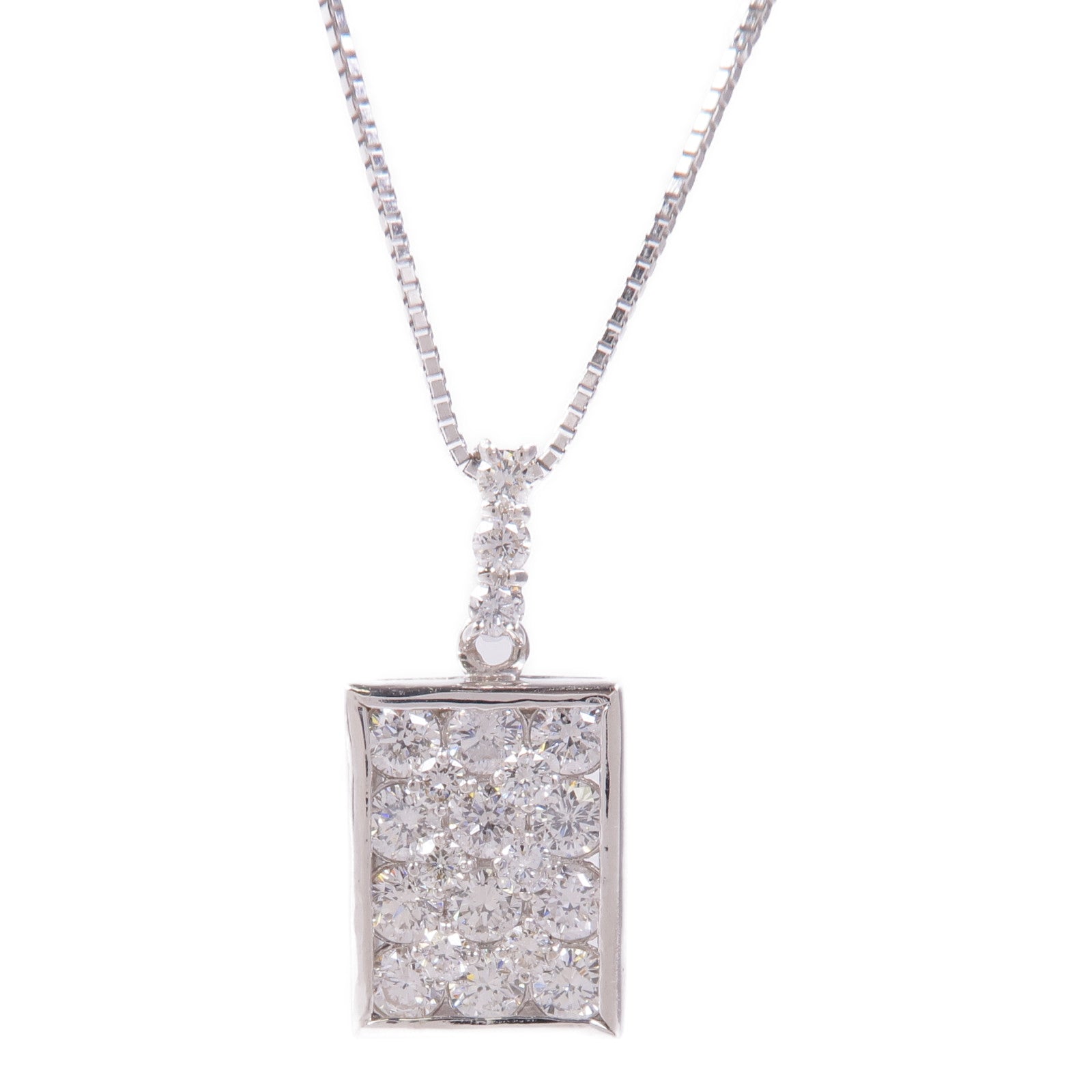 JEWELRY 18K白金Diamond Necklace鑽石項鍊