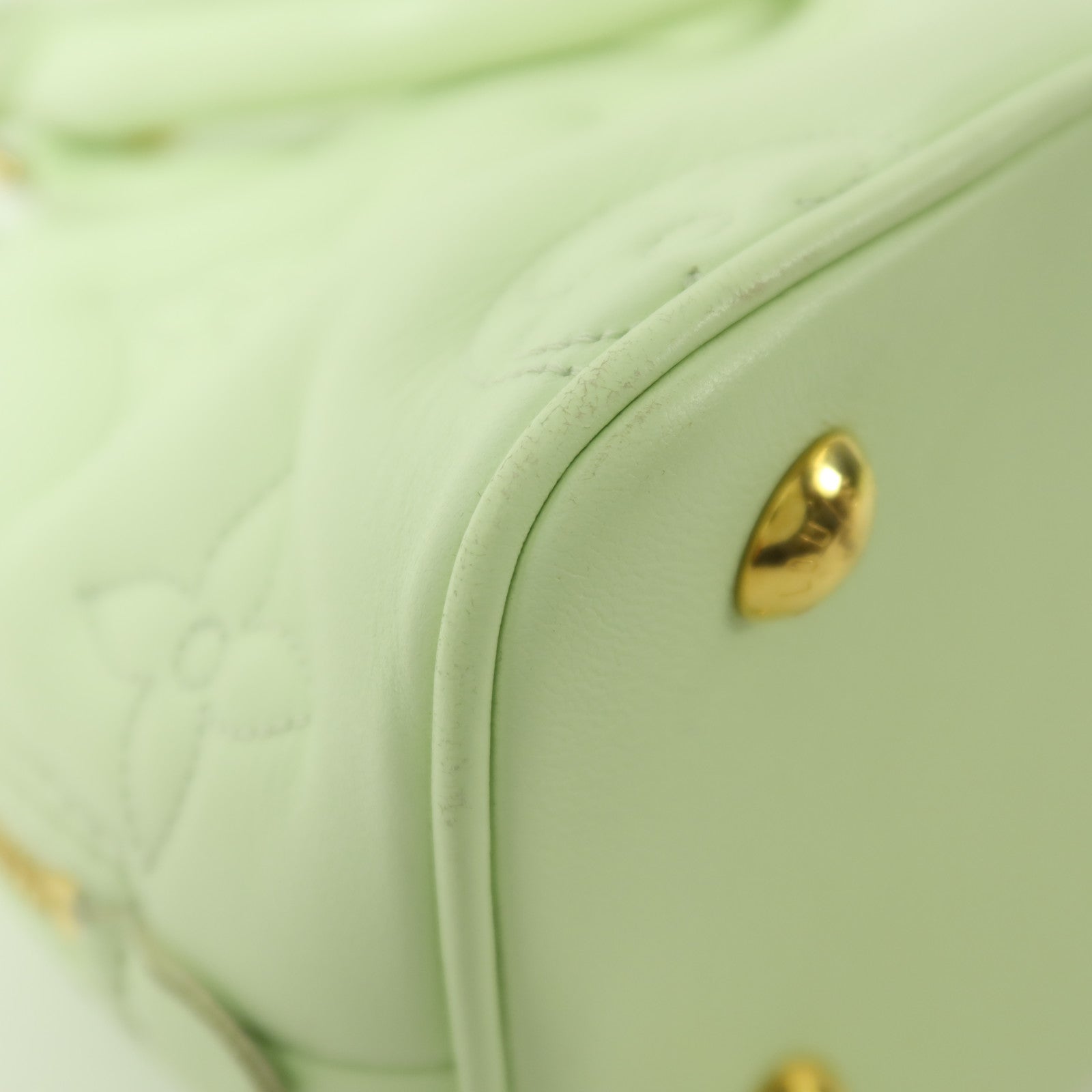 LOUIS VUITTON Bubblegram Alma BB金扣手挽肩背兩用袋