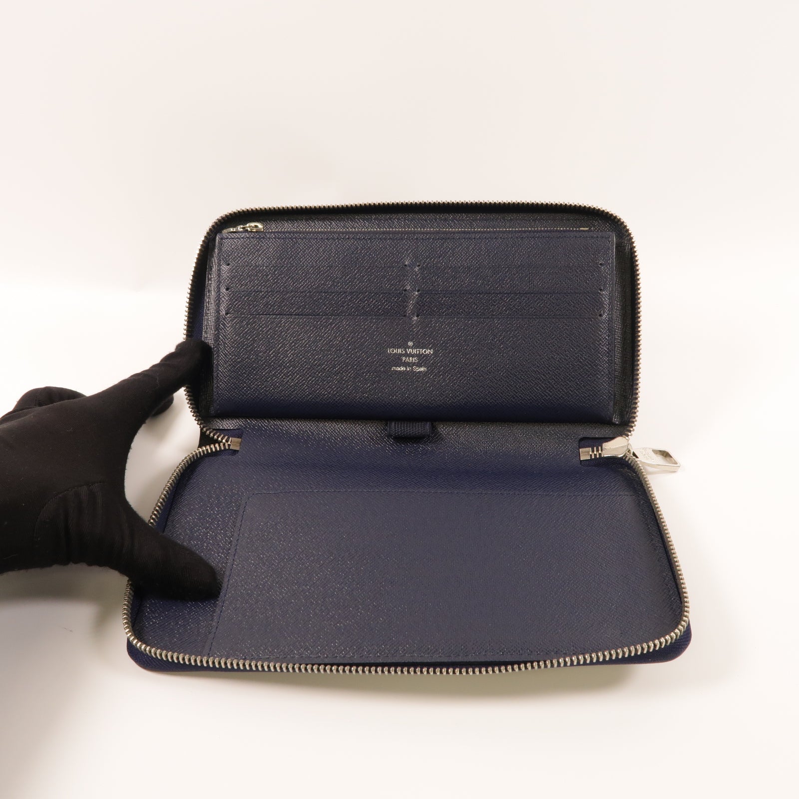 LOUIS VUITTON 【激減優惠】Epi Long Wallet銀扣長錢包深藍色