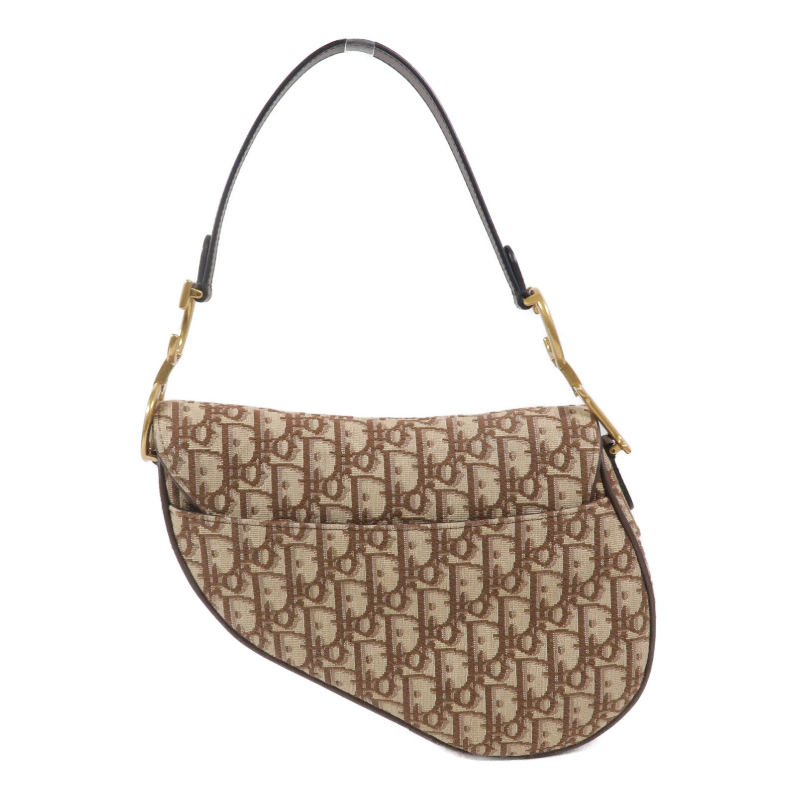 Dior Oblique帆布Saddle Medium肩背袋