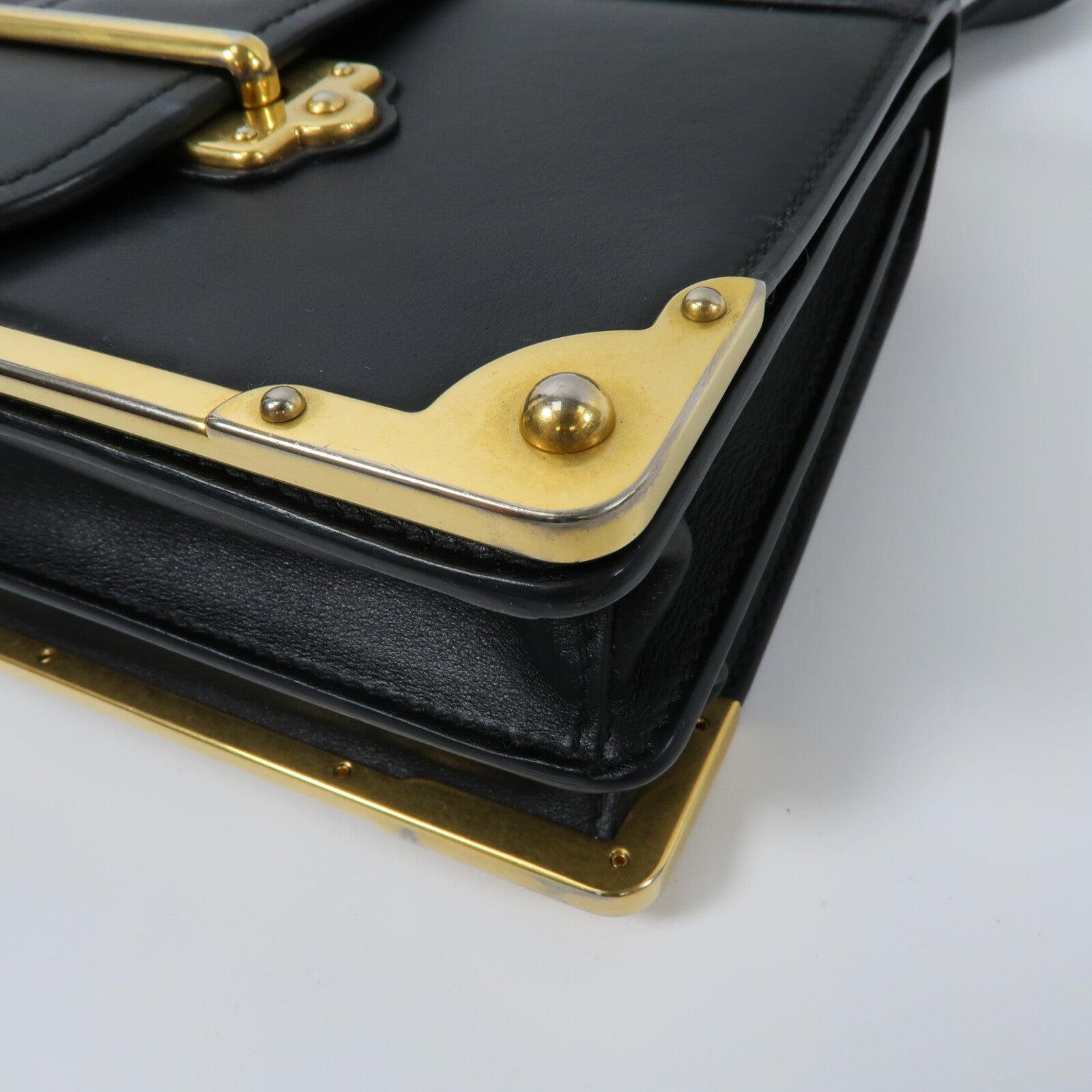 PRADA 牛皮皮革Cahier Shoulder Bag肩背袋