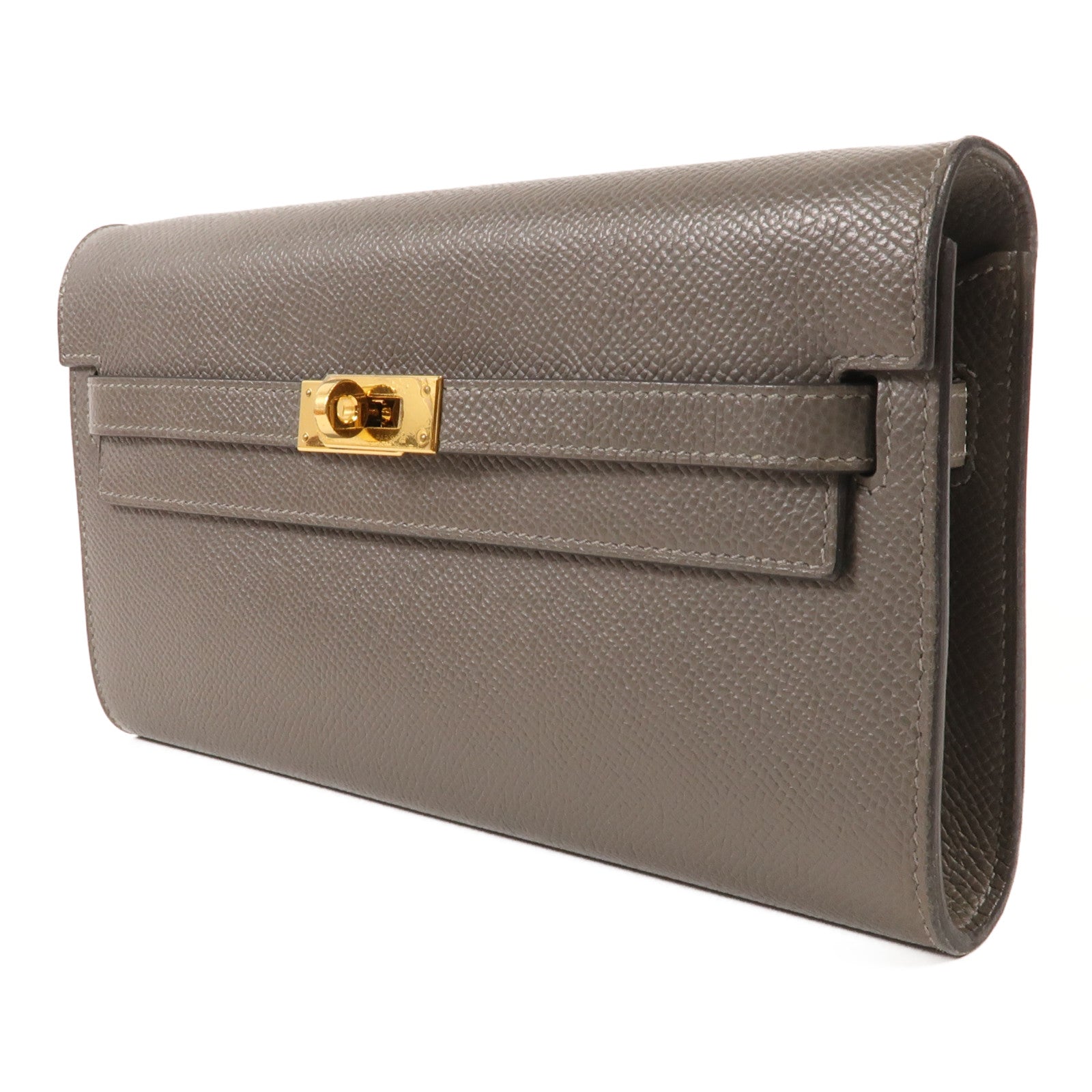 HERMES Epsom皮革Kelly To Go金扣肩背袋