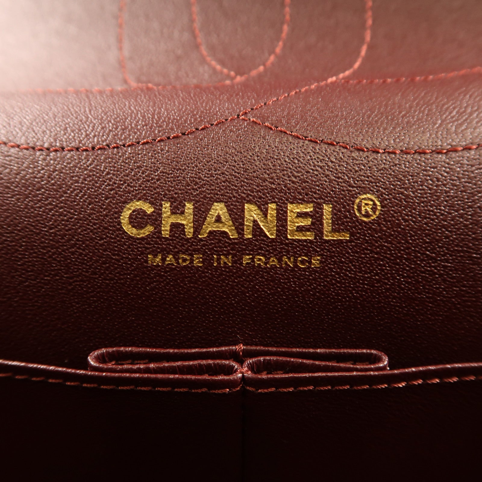 CHANEL 牛皮皮革2.55金扣鏈帶肩背袋