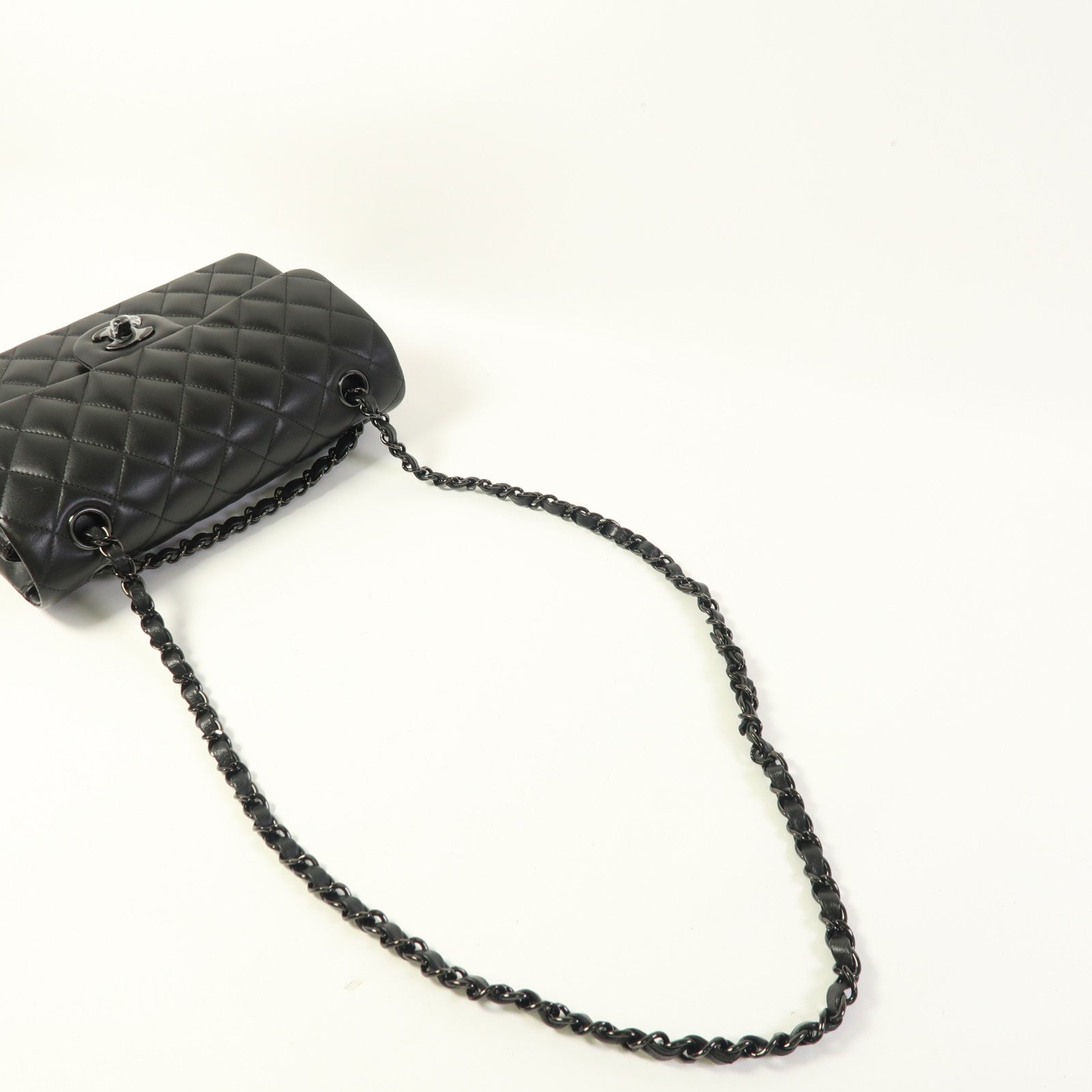 CHANEL 【激減優惠】羊皮皮革Classic 23鏈帶肩背袋