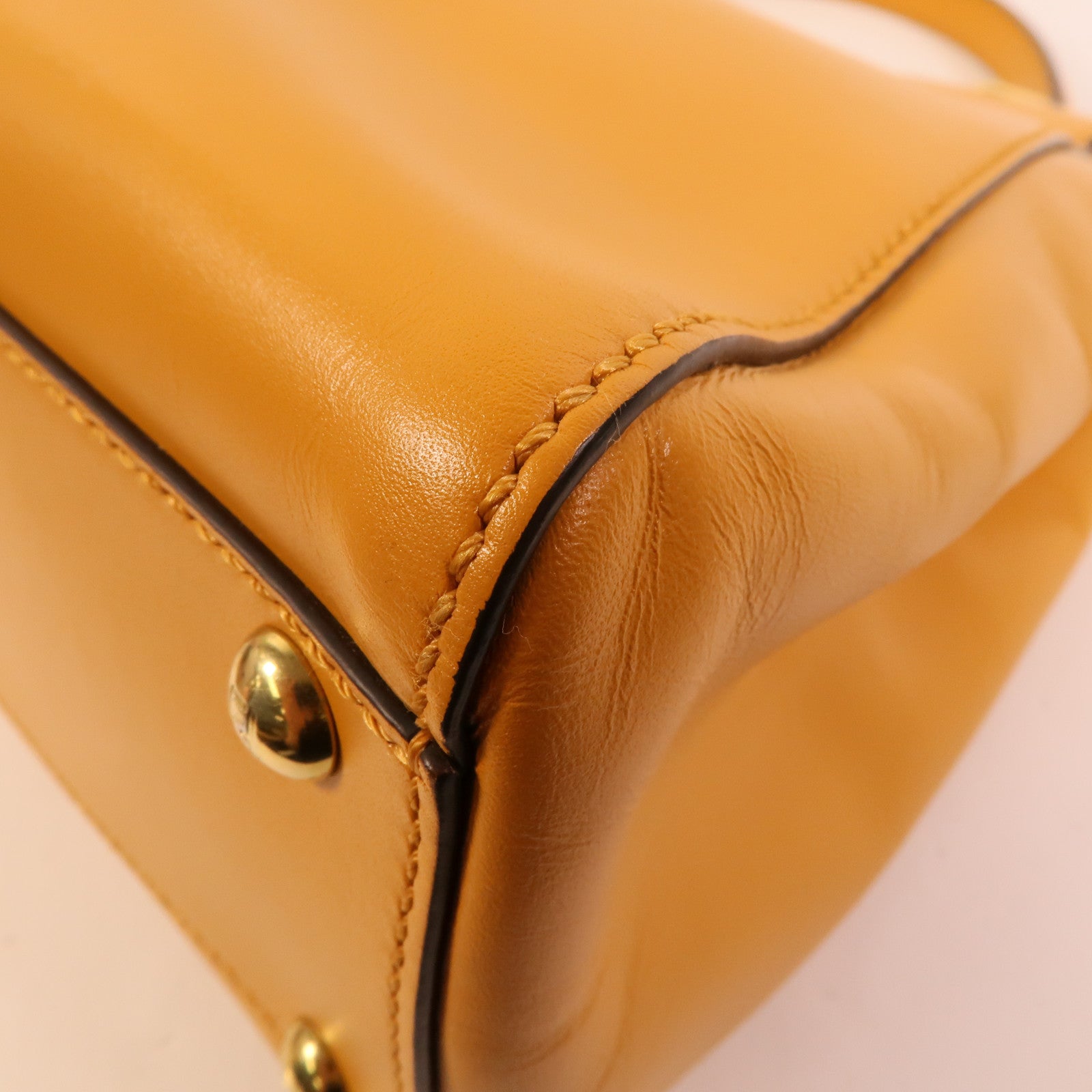 FENDI 牛皮皮革Peekaboo手挽肩背兩用袋