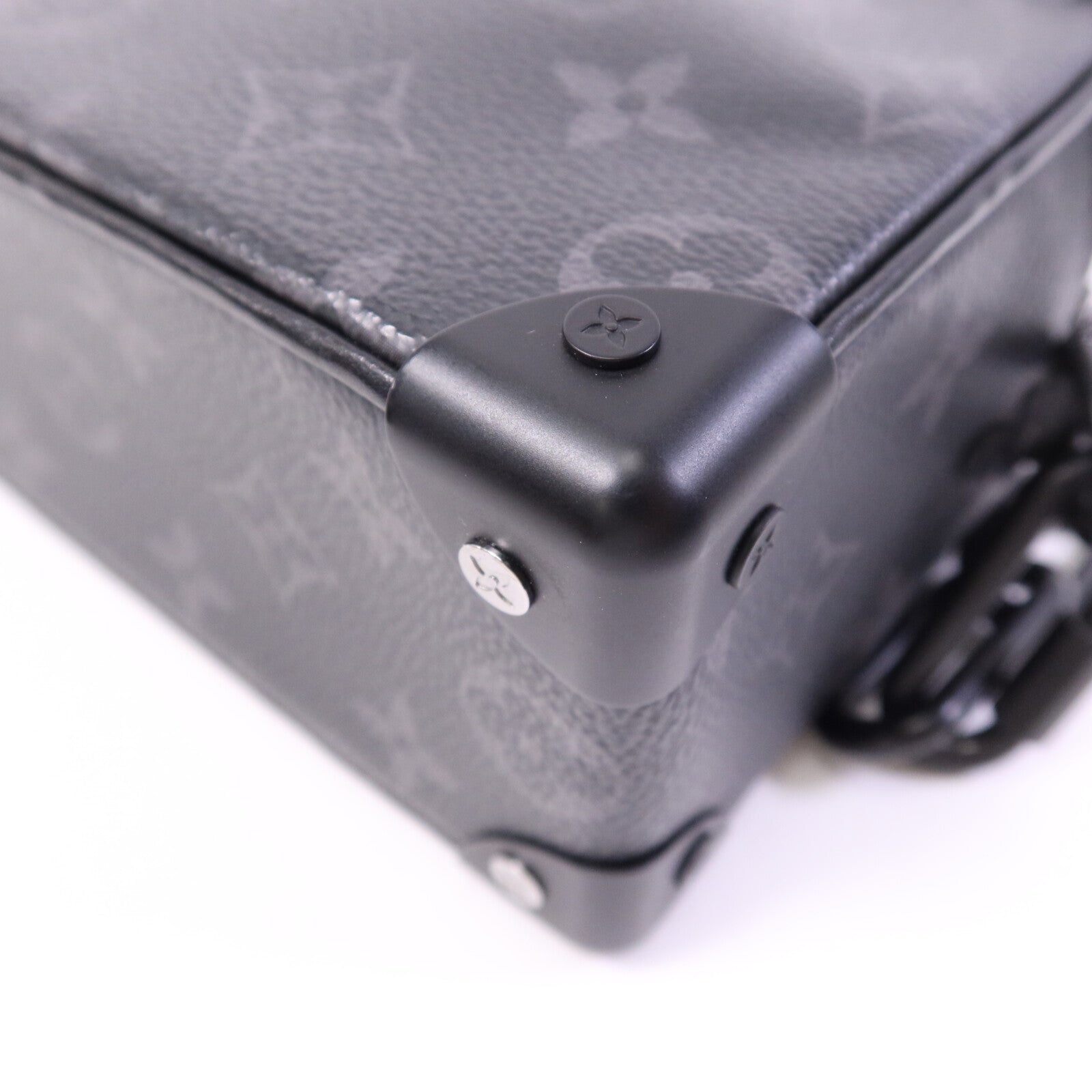 LOUIS VUITTON Monogram Eclipse Mini Soft Trunk肩背袋