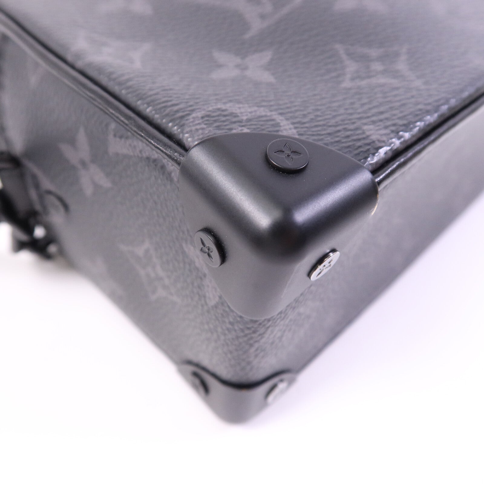 LOUIS VUITTON Monogram Eclipse Mini Soft Trunk肩背袋