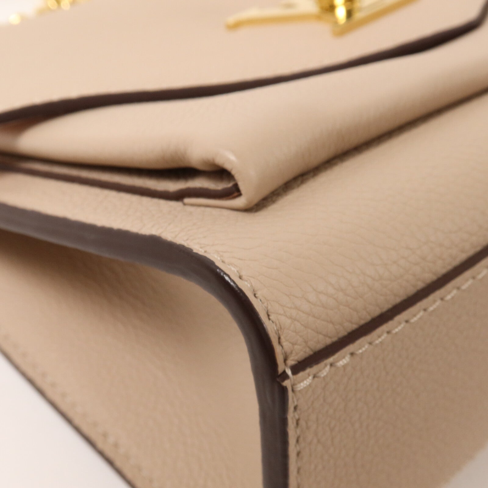 LOUIS VUITTON 牛皮皮革Mylockme Chain Bag鏈帶肩背袋