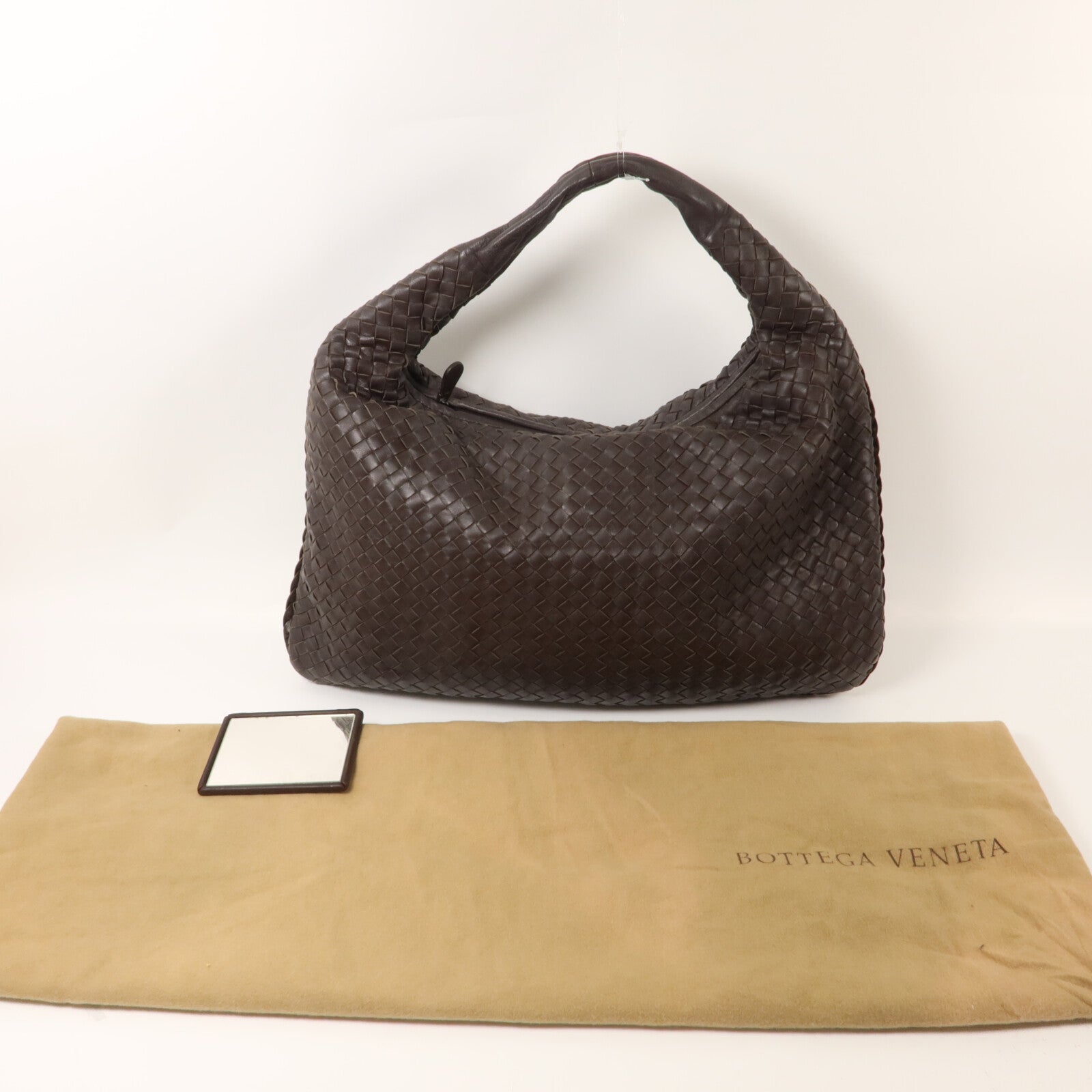 BOTTEGA VENETA 羊皮皮革Hobo Bag手挽袋
