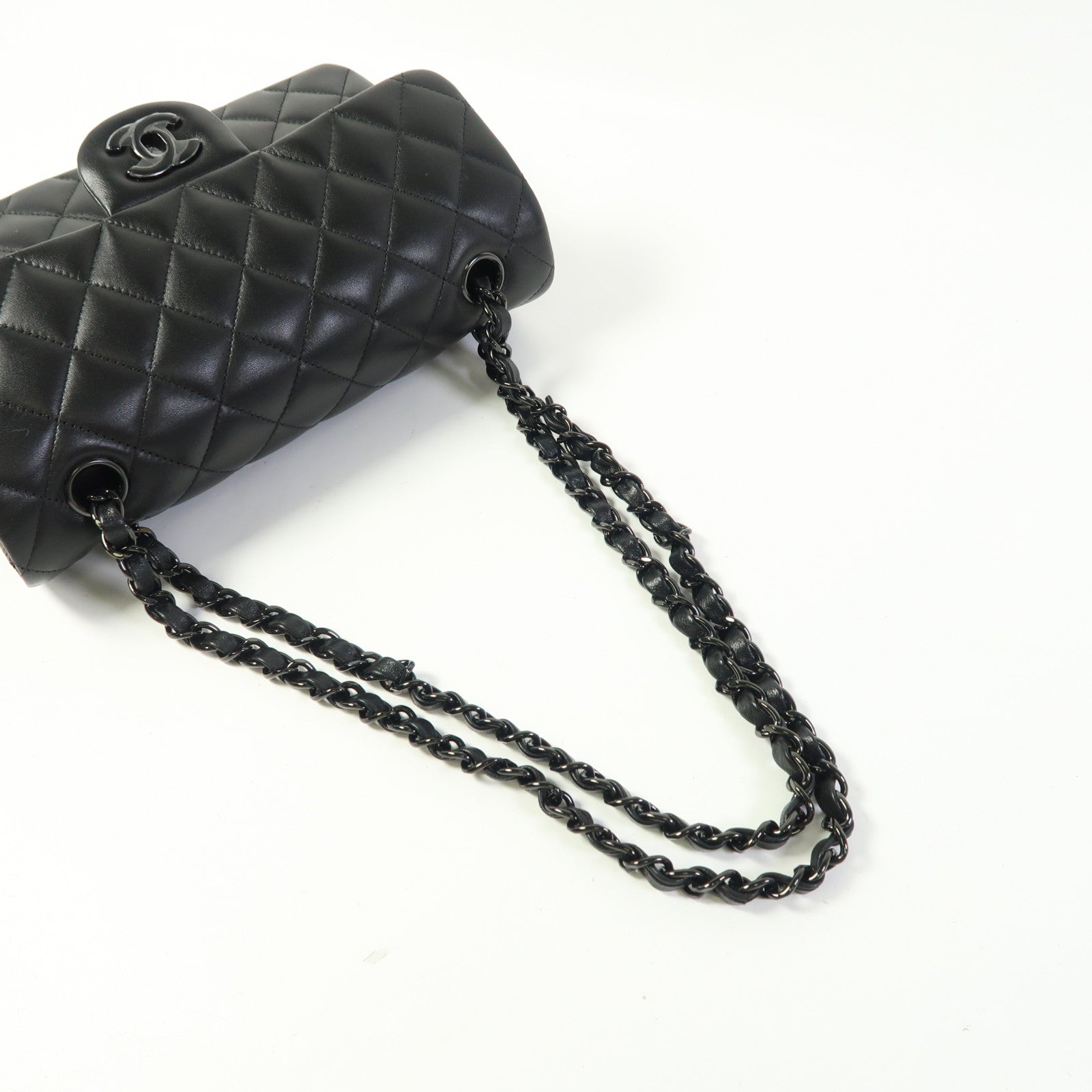 CHANEL 【激減優惠】羊皮皮革Classic 23鏈帶肩背袋