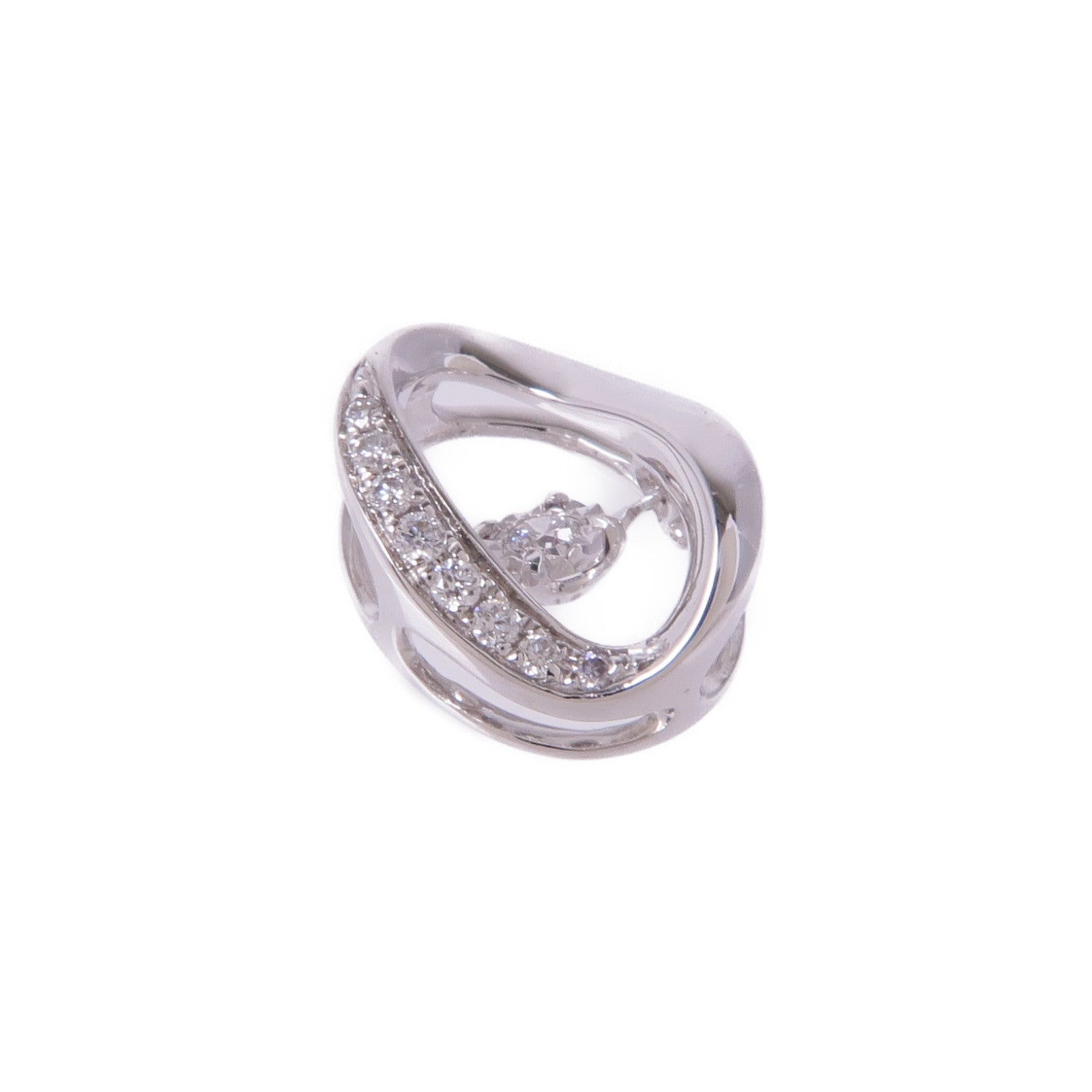 JEWELRY 【激減優惠】18K白金Diamond Pendent Top鑽石吊墜
