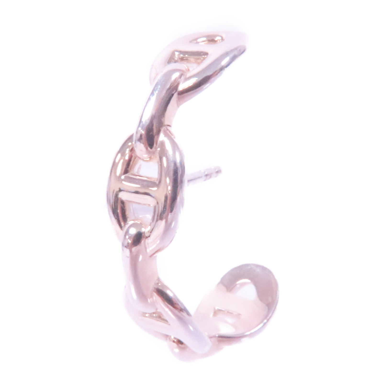 HERMES 925純銀Chaine d'ancre Enchainee Earring耳環