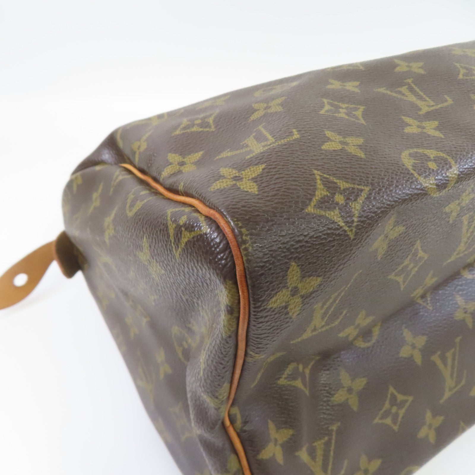 LOUIS VUITTON 【激減優惠】Monogram Speedy 30金扣手挽袋啡色