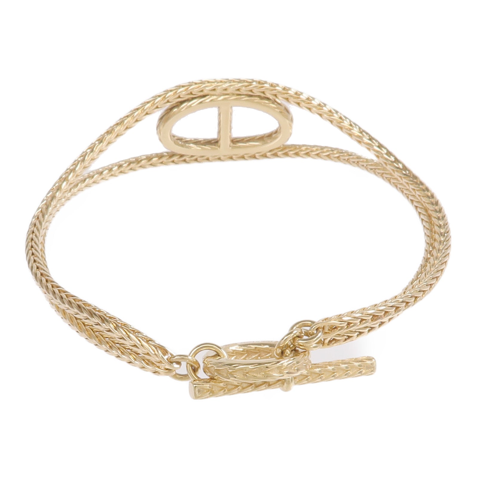 HERMES 18K黃金Chaine D'ancre Danae PM手鏈