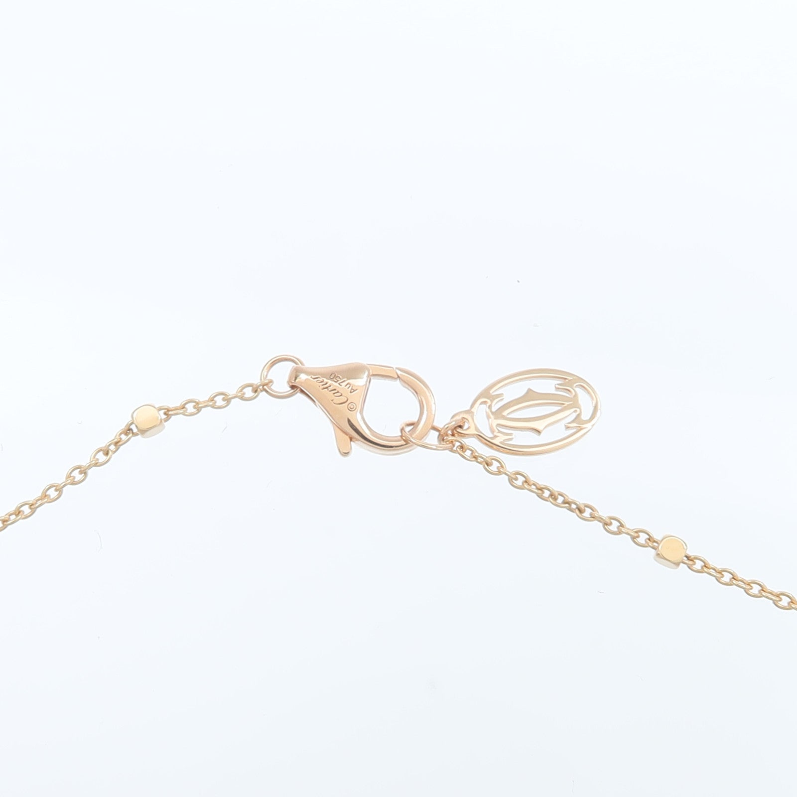 CARTIER 18K玫瑰金Clash De Cartier鑽石項鍊