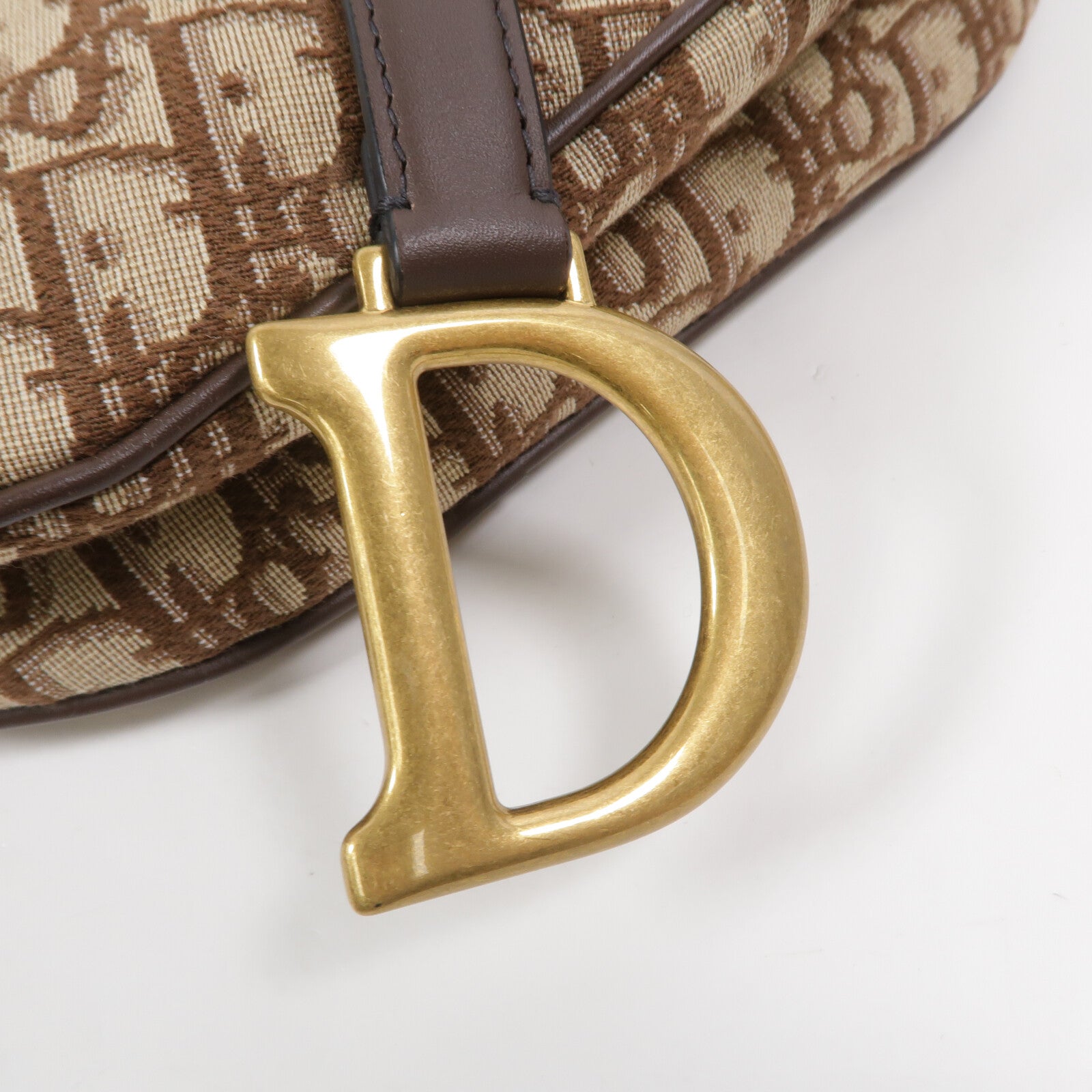 Dior Oblique帆布Saddle Medium肩背袋
