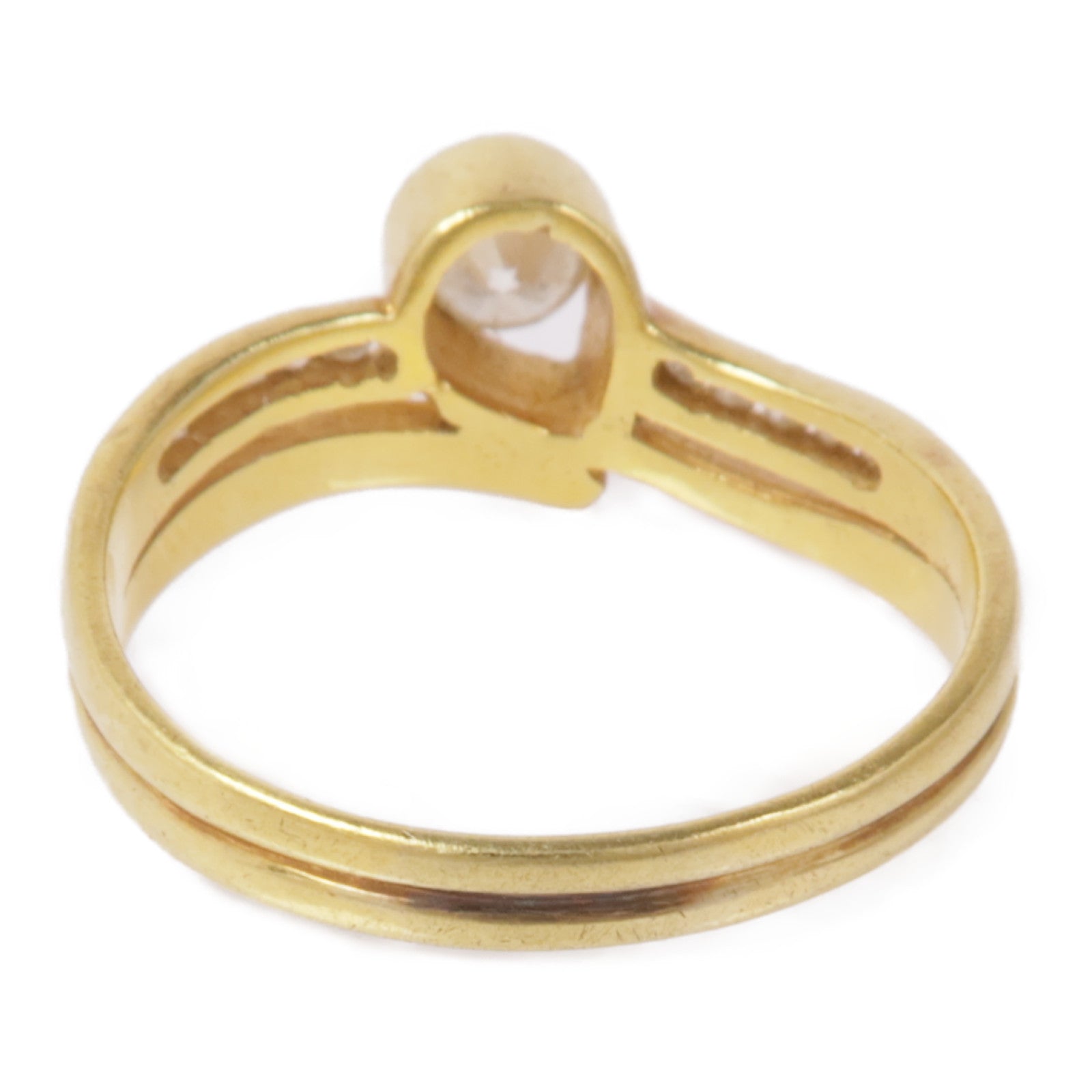 JEWELRY 18K黃金Diamond Ring鑽石戒指US#7.5