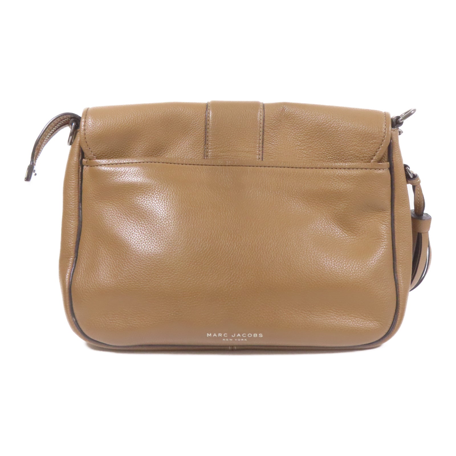 MARC JACOBS 牛皮皮革Shoulder Bag銀扣肩背袋