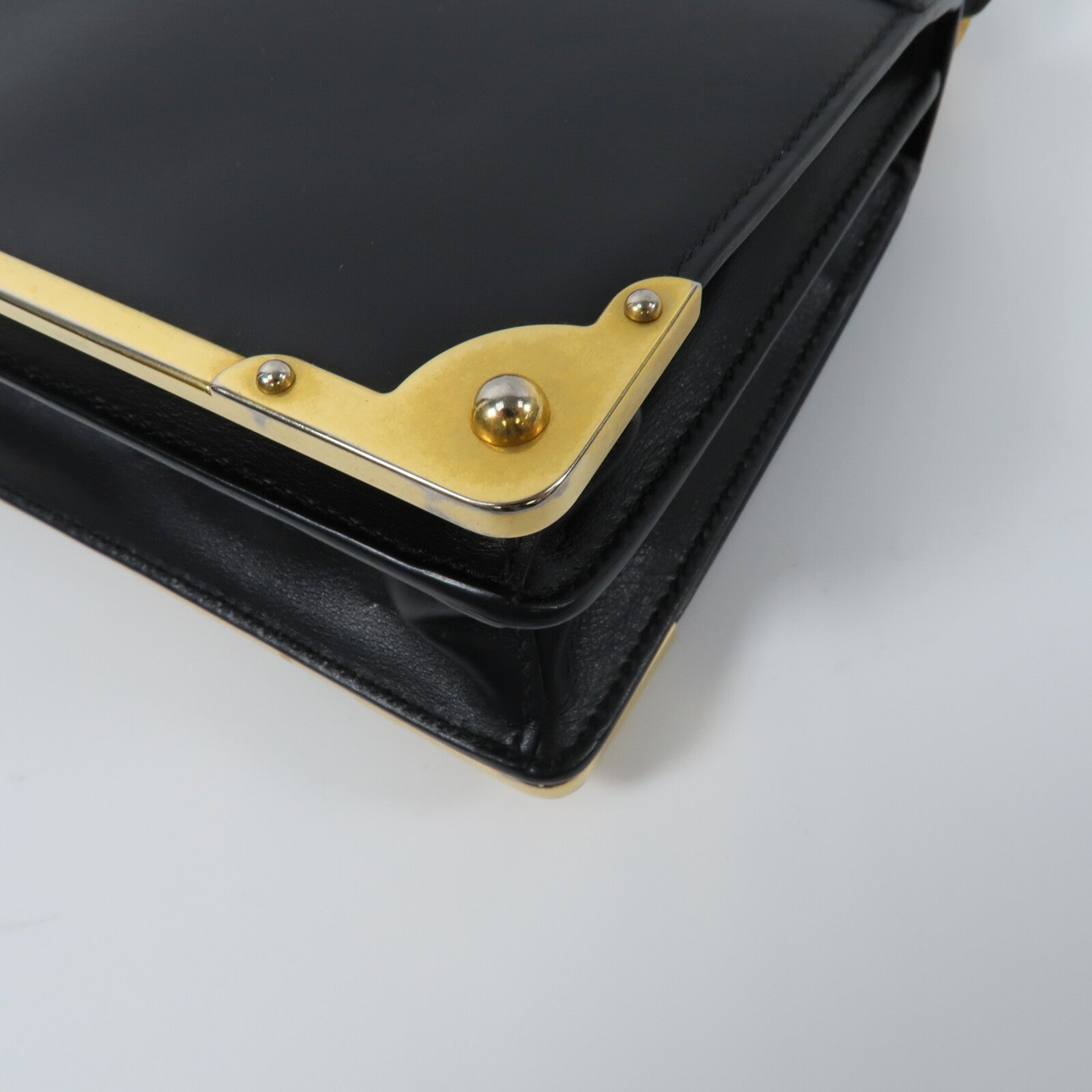 PRADA 牛皮皮革Cahier Shoulder Bag肩背袋