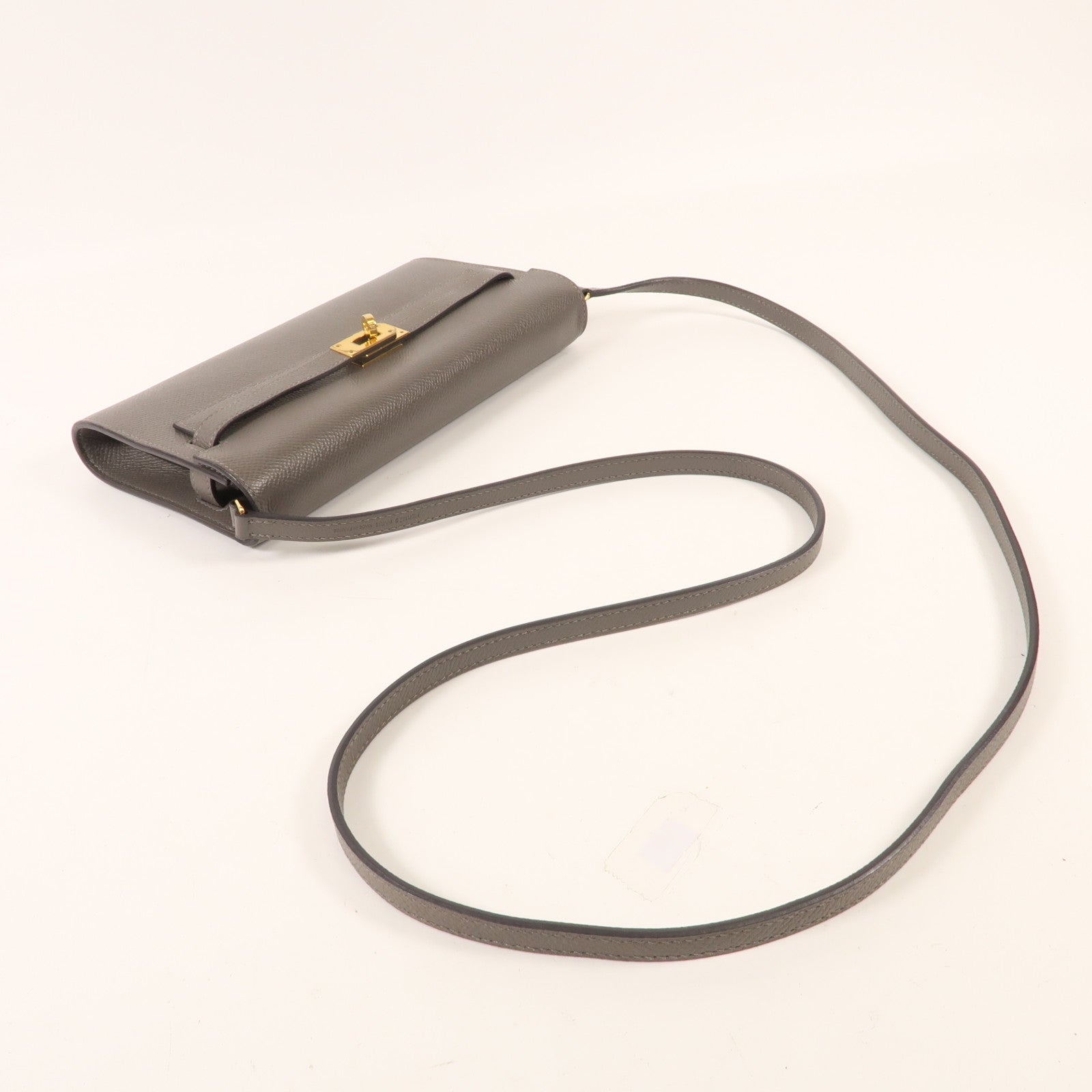 HERMES Epsom皮革Kelly To Go金扣肩背袋