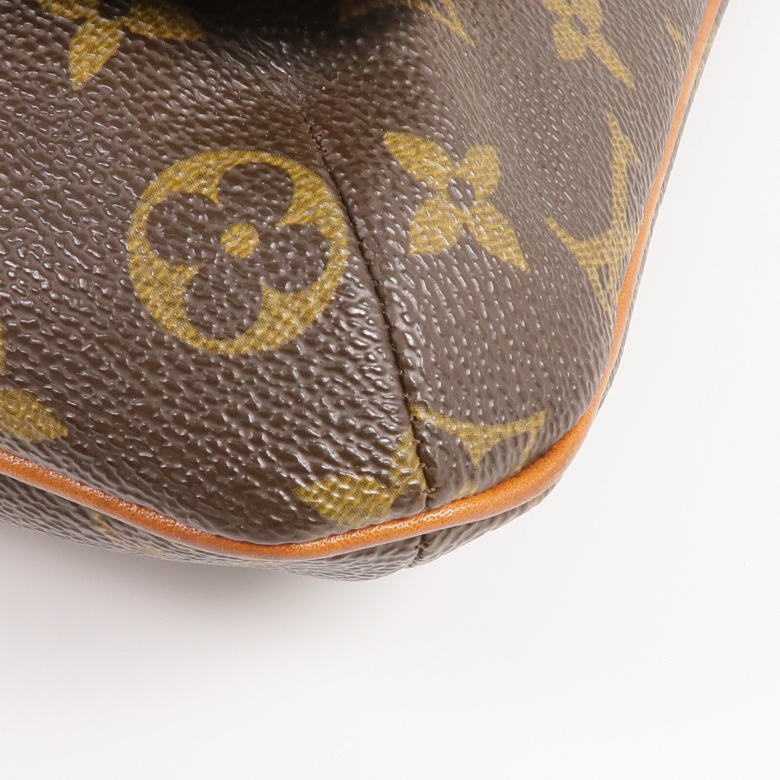 LOUIS VUITTON Monogram Musette Salsa金扣肩背袋棕色