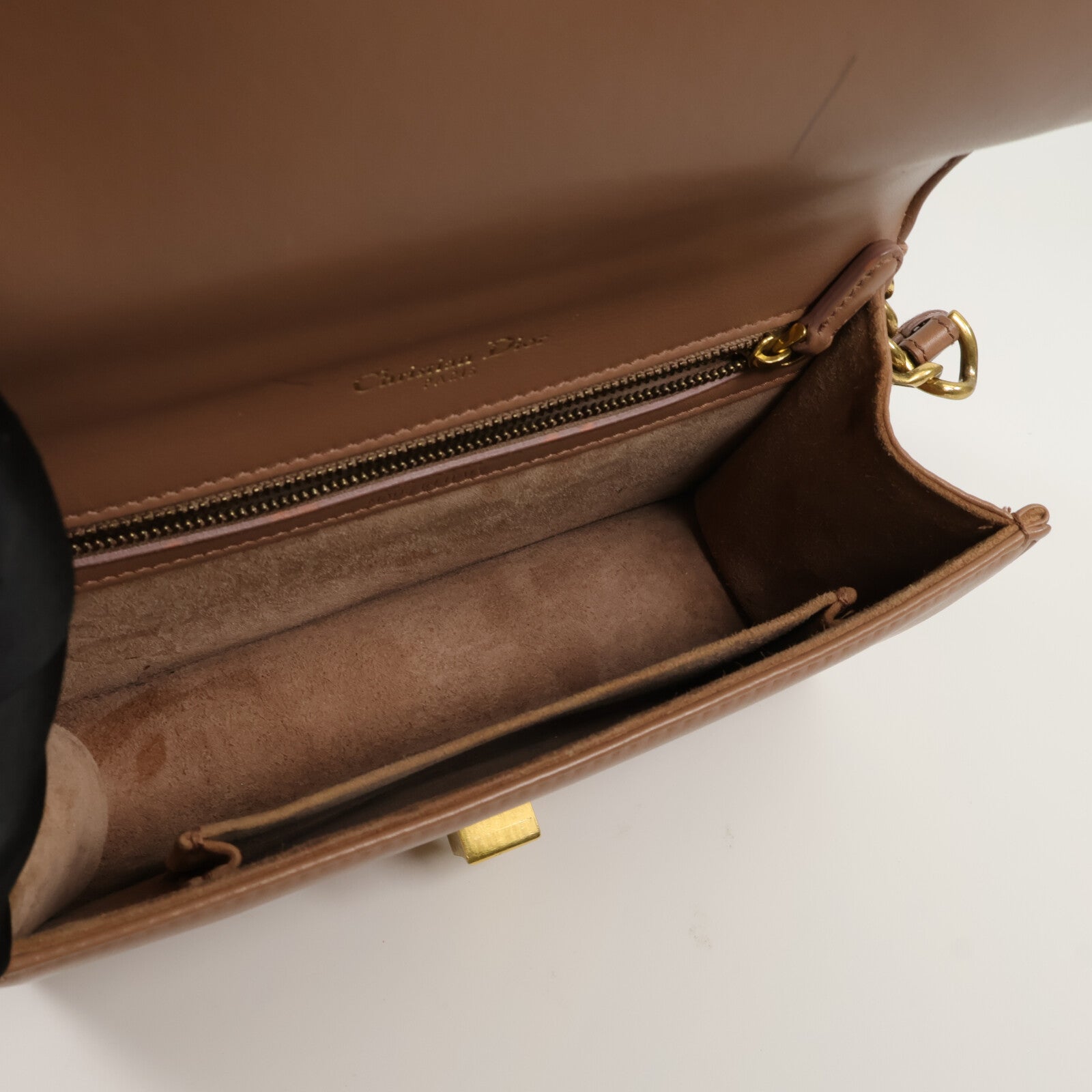 Dior 牛皮皮革Shoulder Bag鏈帶肩背袋