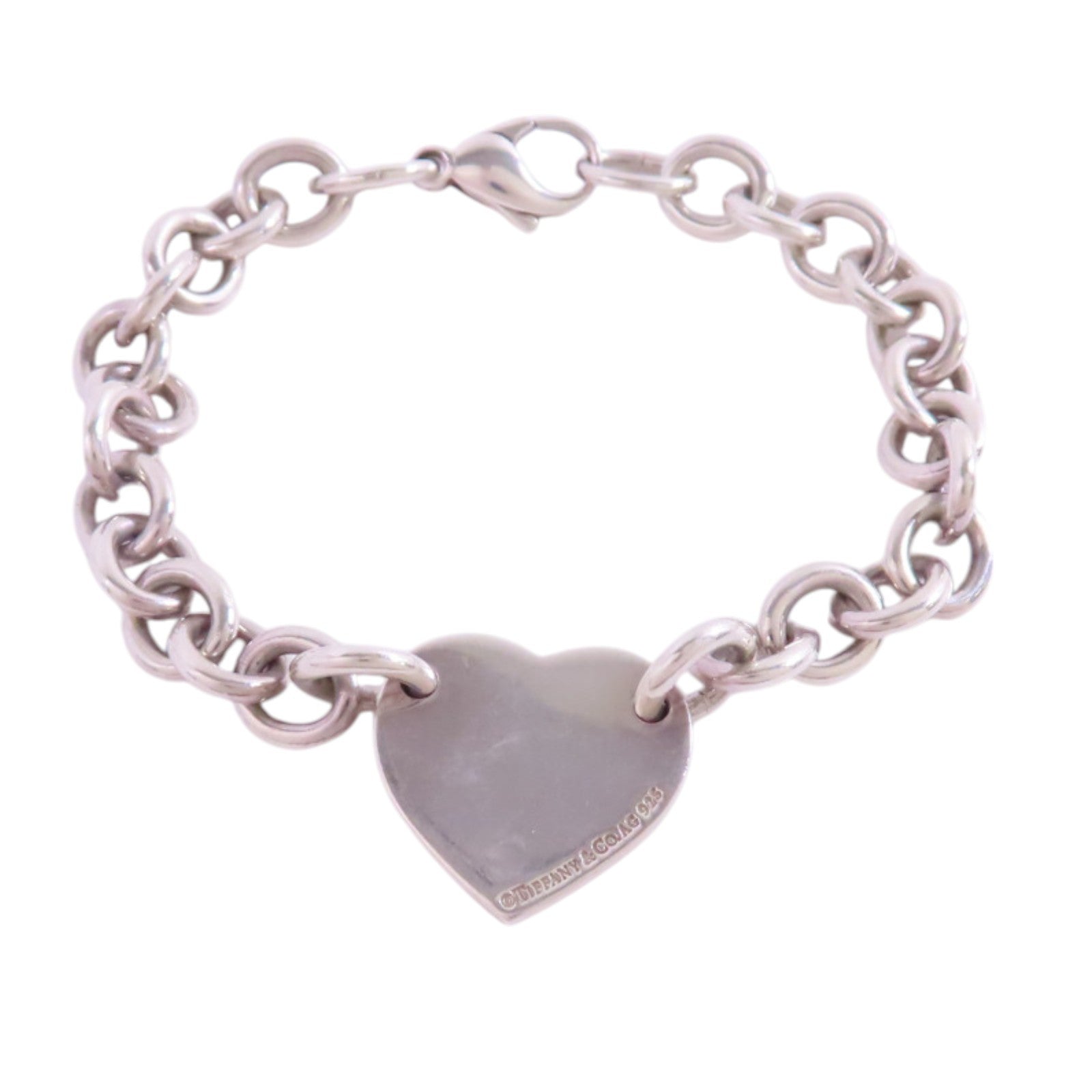TIFFANY＆CO 925純銀Return To Tiffany Heart Tag Bracelet手鏈