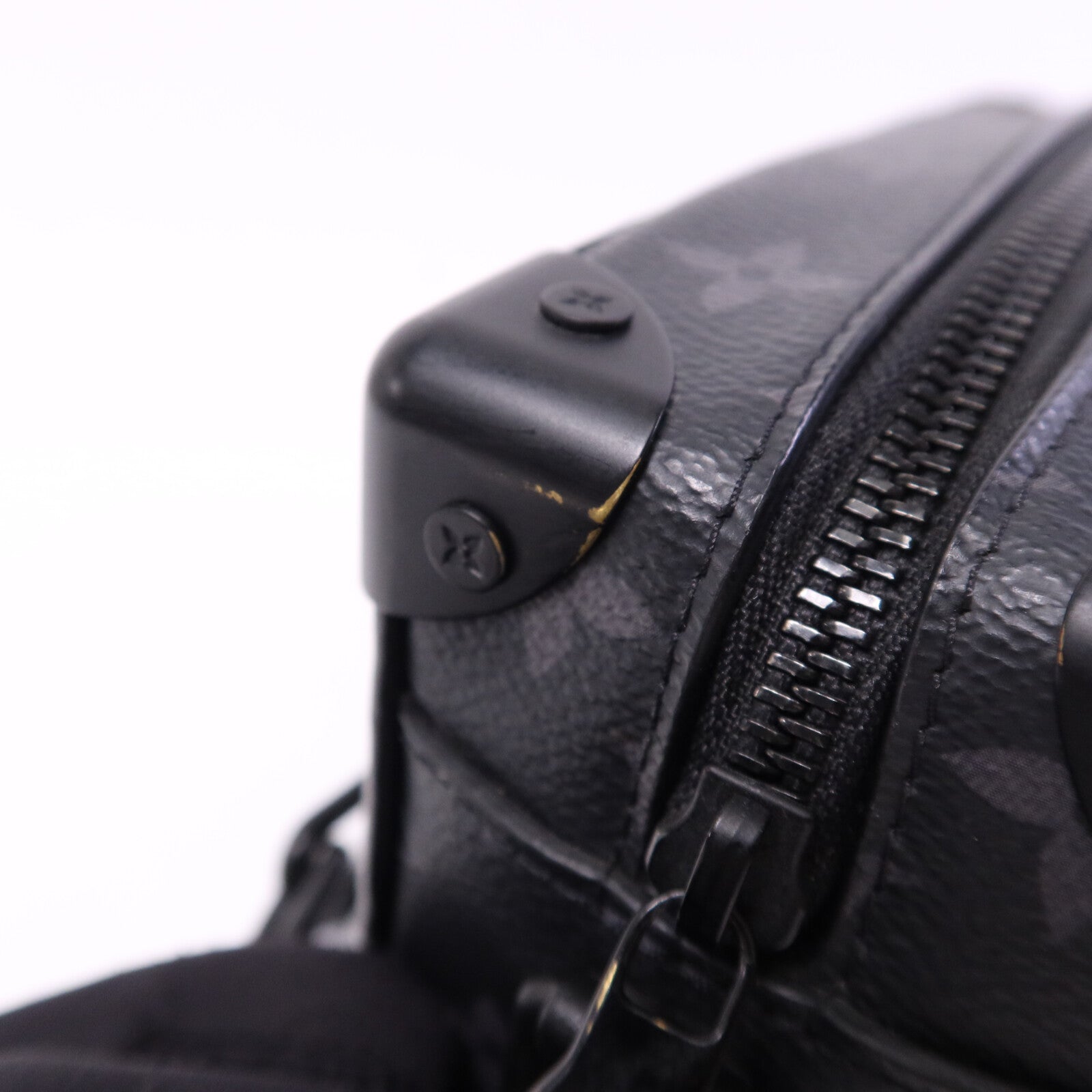 LOUIS VUITTON Monogram Eclipse Mini Soft Trunk肩背袋