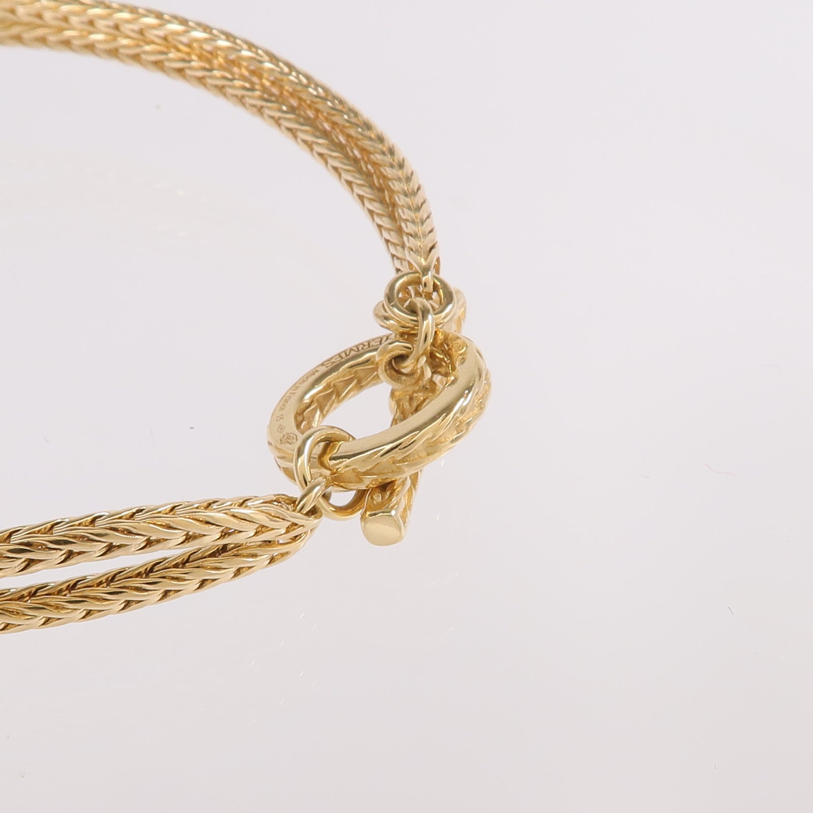 HERMES 18K黃金Chaine D'ancre Danae PM手鏈