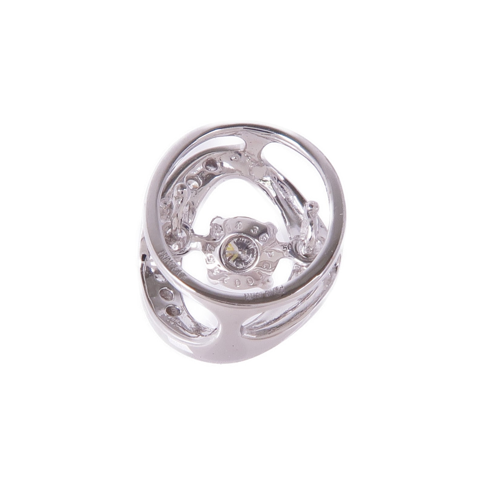 JEWELRY 18K白金Diamond Pendent Top鑽石吊墜