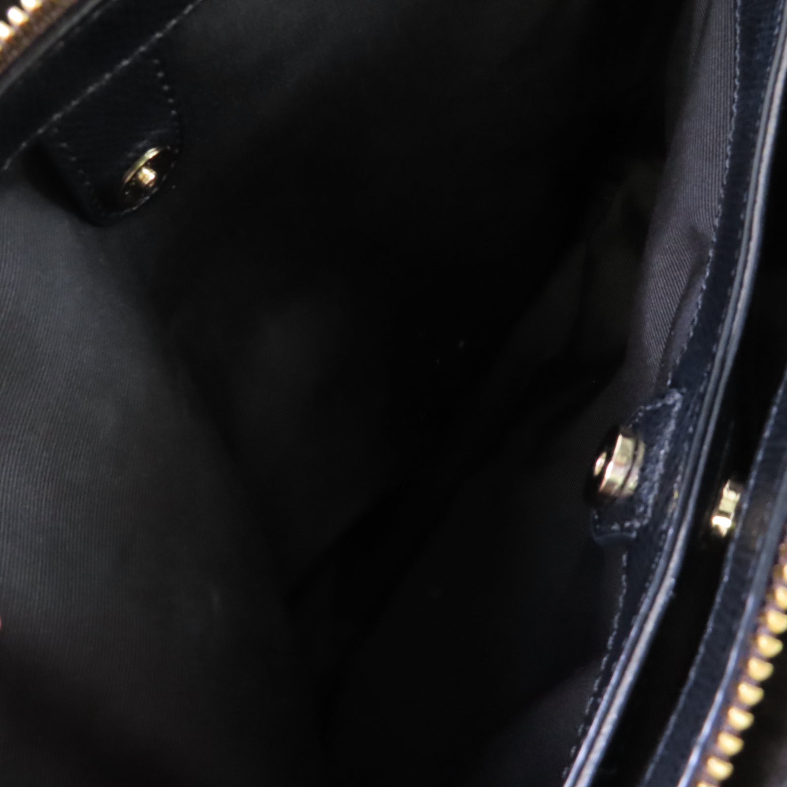 COACH 塗層帆布2Way Shoulder Bag金扣手挽肩背兩用袋啡色/黑色