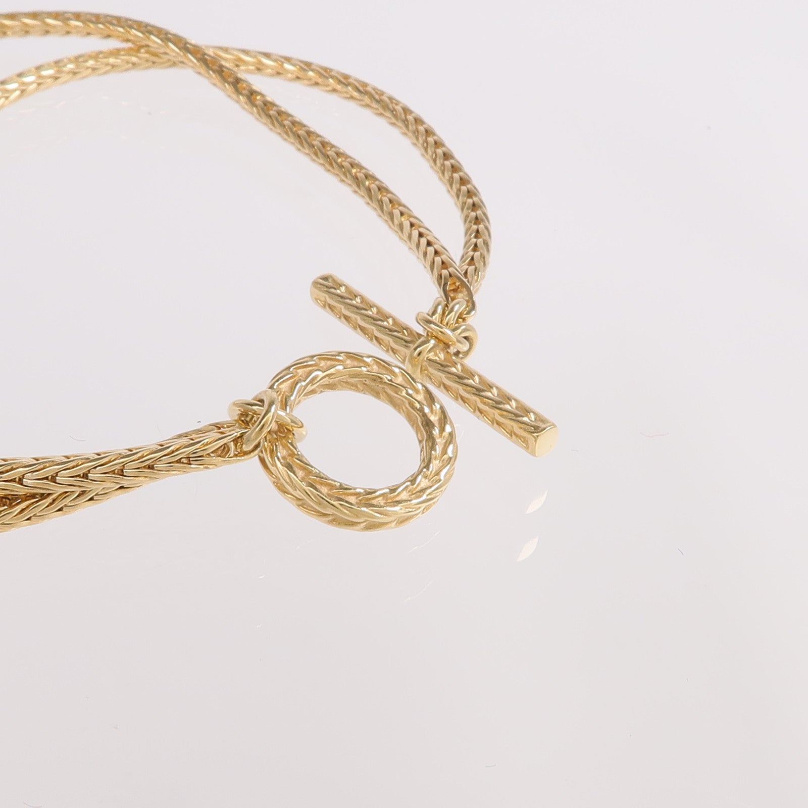 HERMES 18K黃金Chaine D'ancre Danae PM手鏈