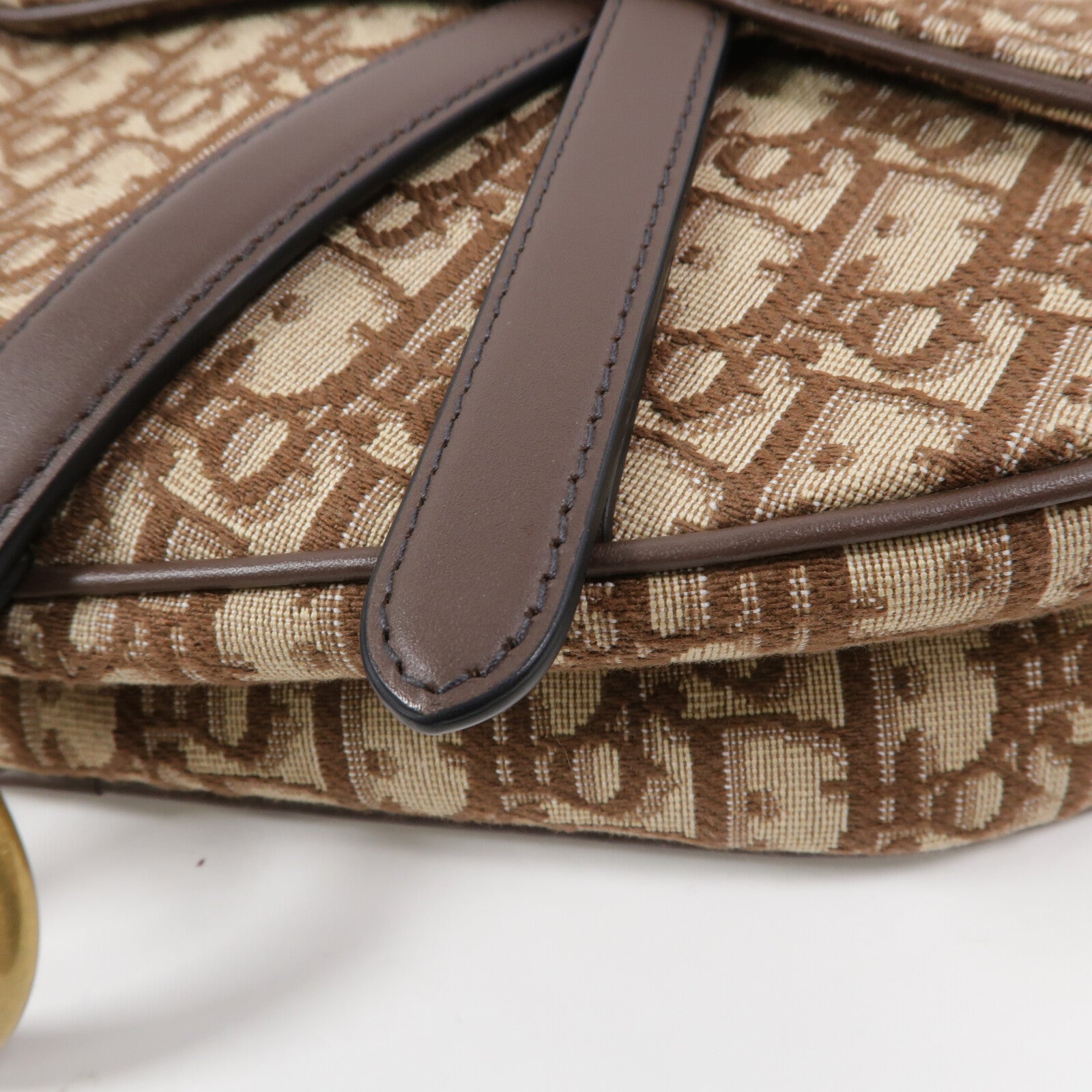 Dior Oblique帆布Saddle Medium肩背袋