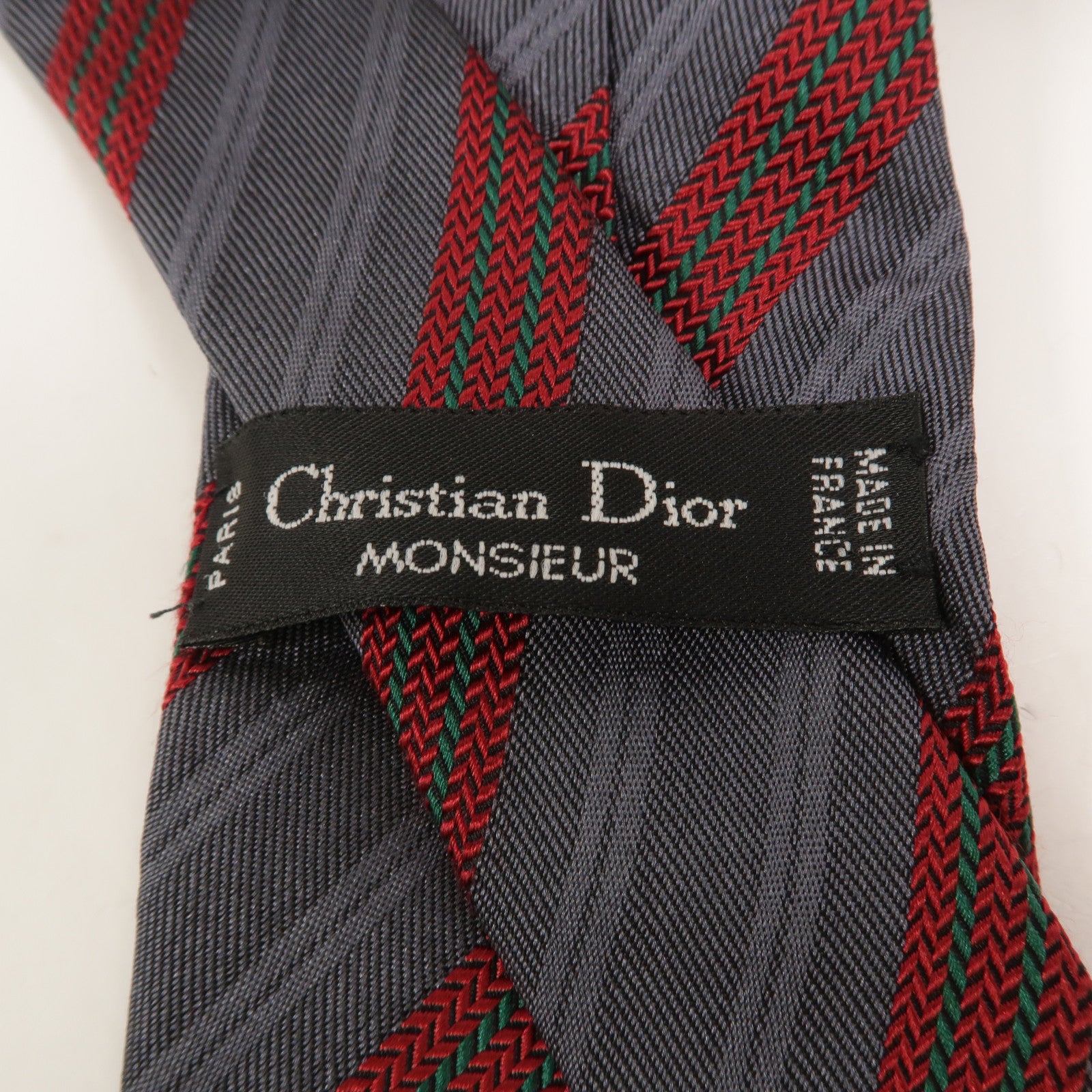 Dior 絲質Dior Monsieur Vintage Silk Striped Tie領帶