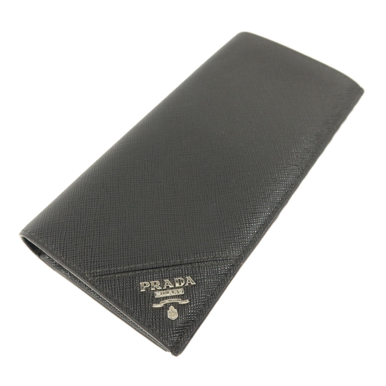 PRADA Saffiano皮革Long Bifold Wallet長錢包