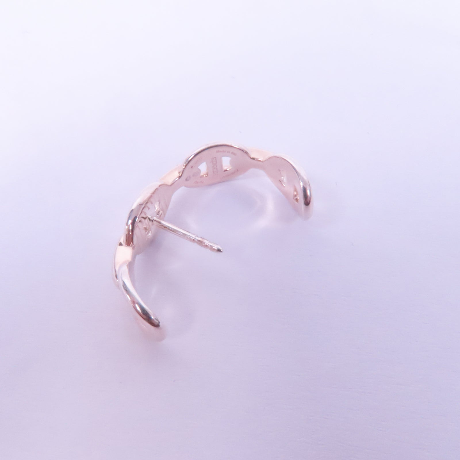 HERMES 925純銀Chaine d'ancre Enchainee Earring耳環