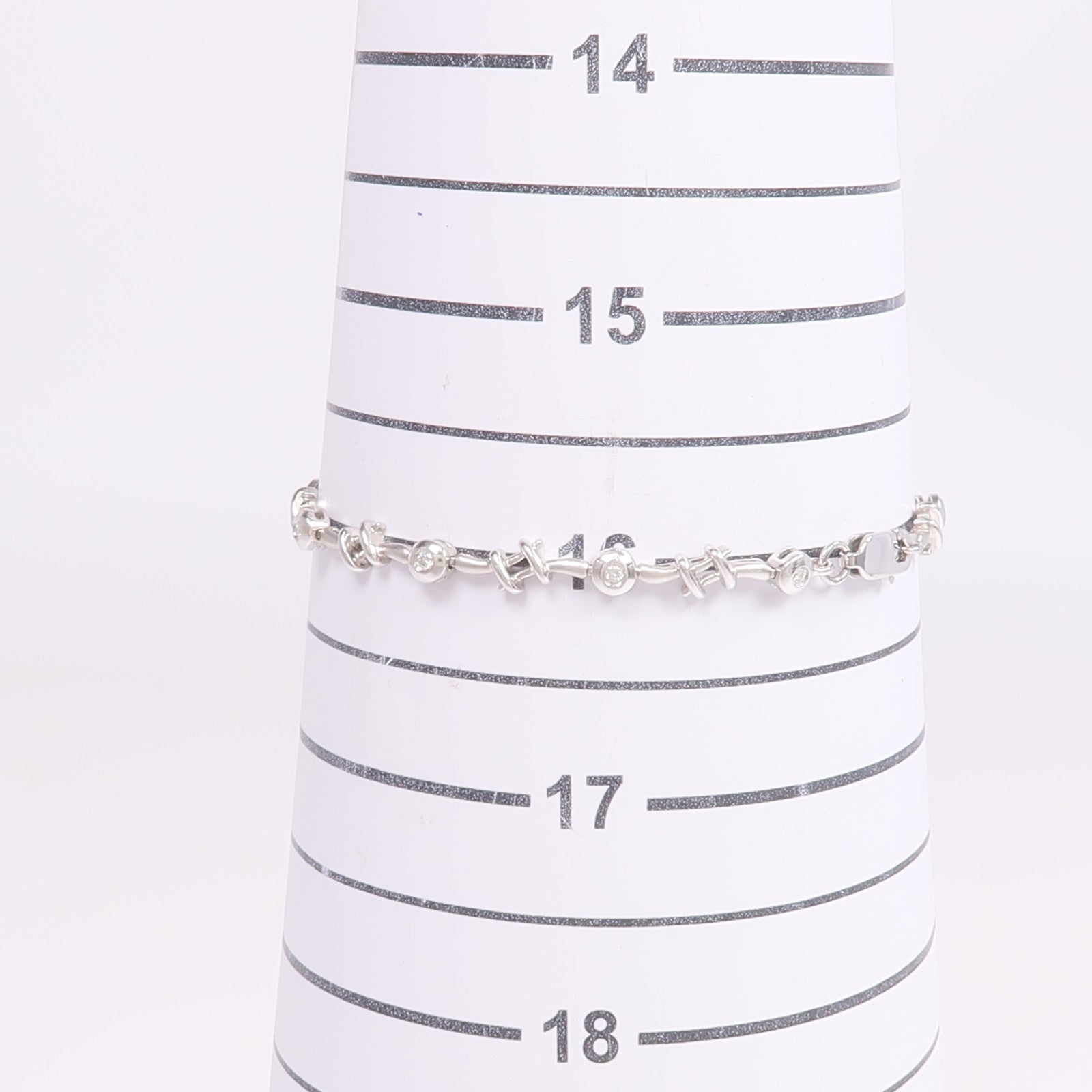 JEWELRY 【激減優惠】18K白金Diamond Bracelet鑽石手鏈