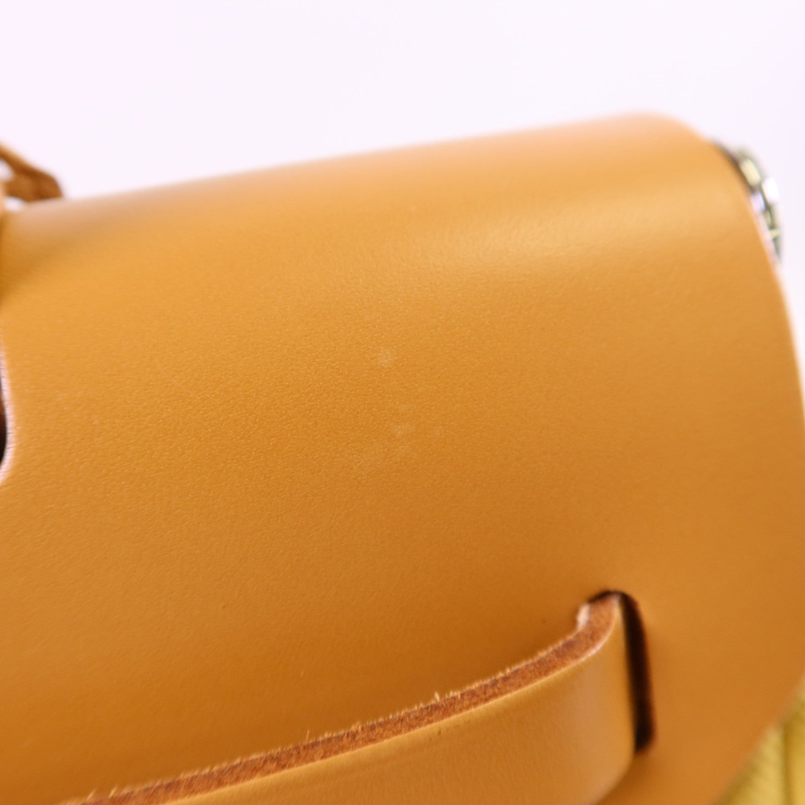 HERMES 帆布Herbag PM銀扣手挽肩背兩用袋Soleil